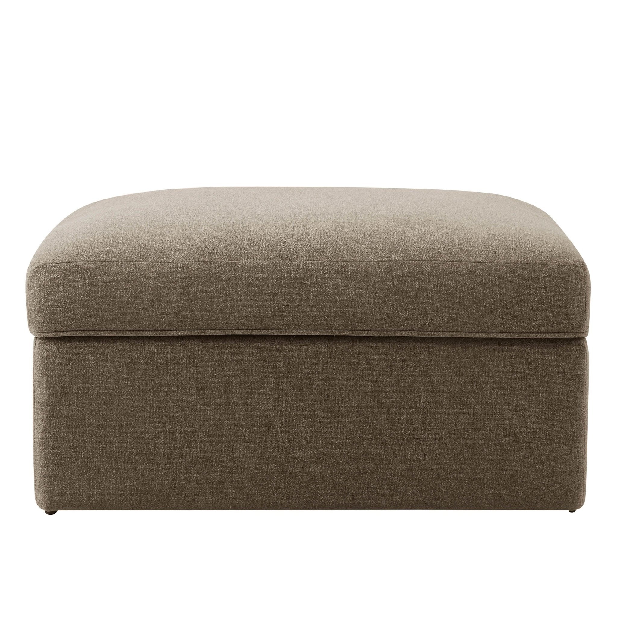 Antalya Storage Ottoman Pouffe - Chenille Mushroom - Image 5