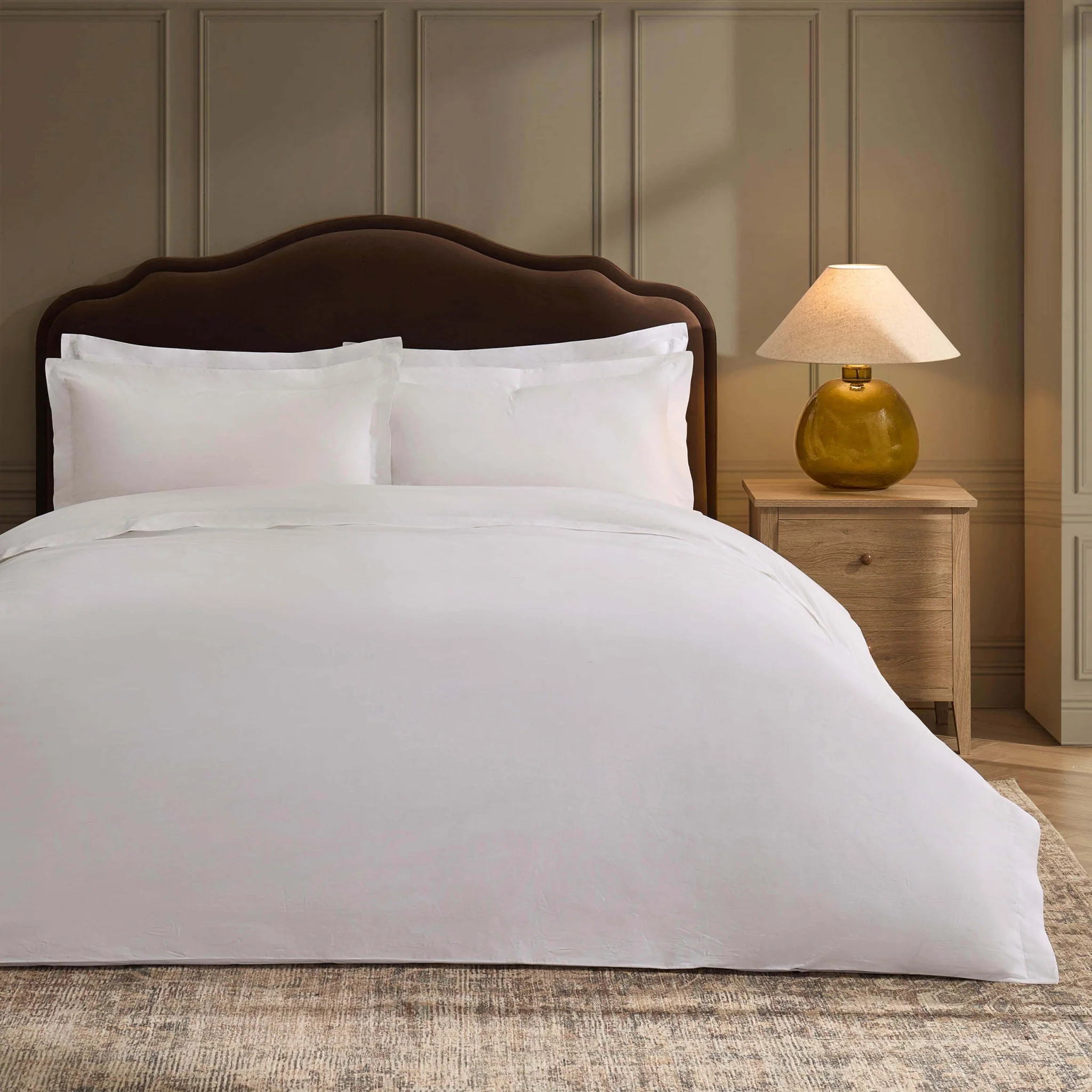 Anti-Allergy 200 Thread Count Duvet Cover - White