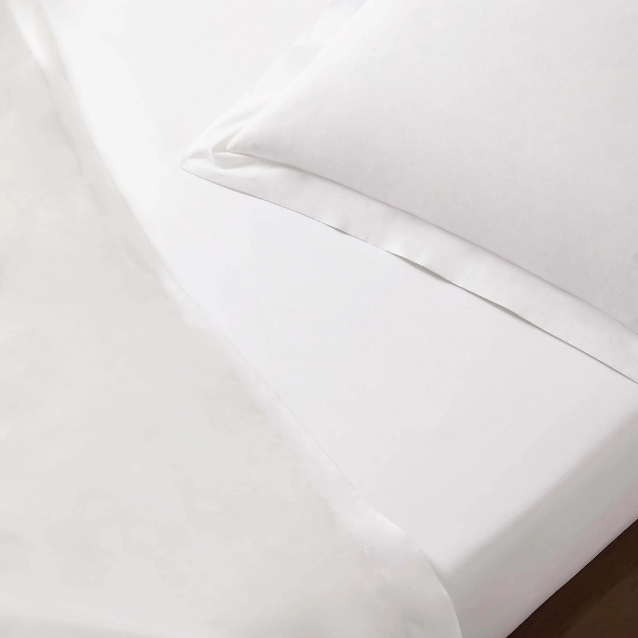 Anti-Allergy 200 Thread Count Fitted Sheet - White - Image 2