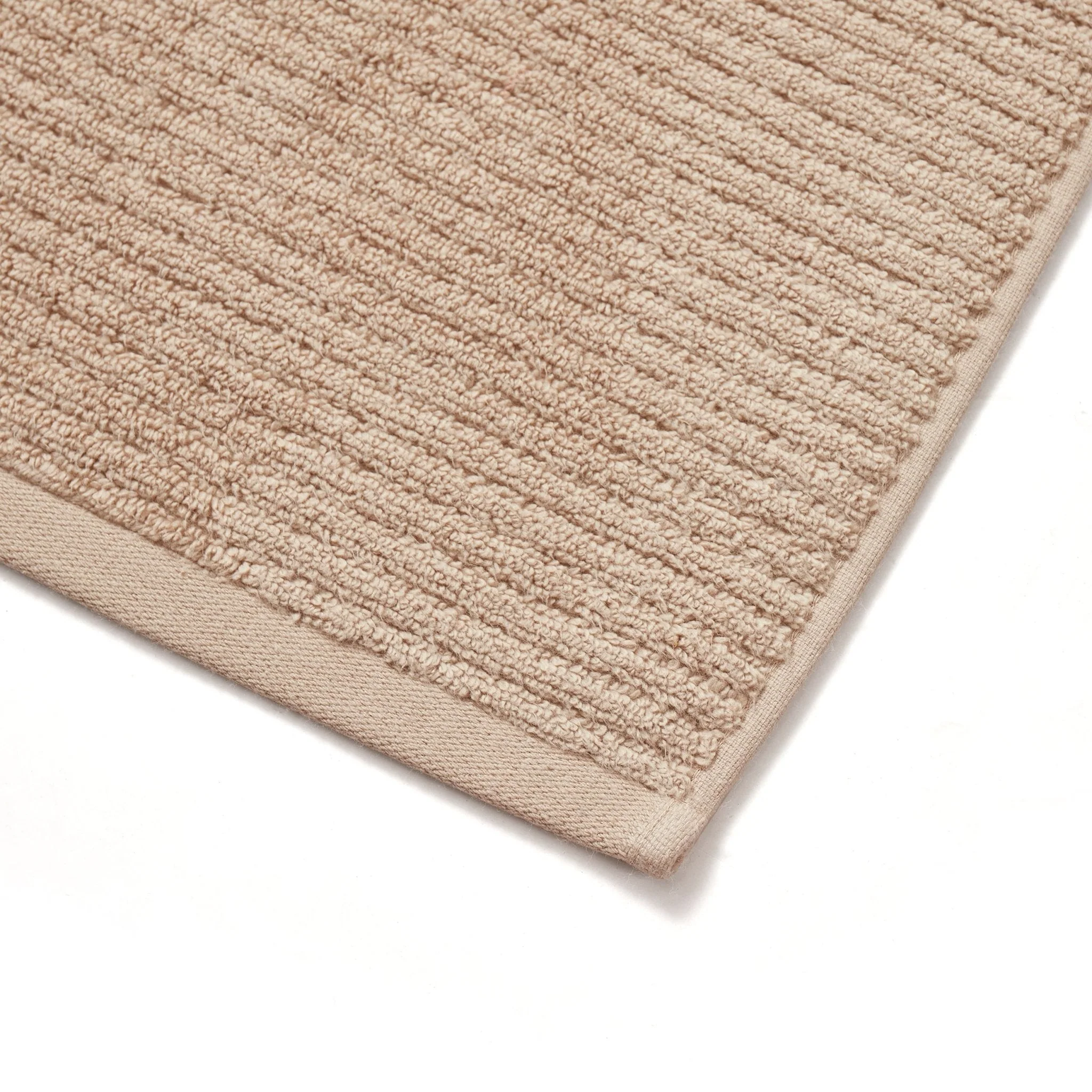 Antigua Soft Fine Ribbed Towel Collection - Natural - Image 5