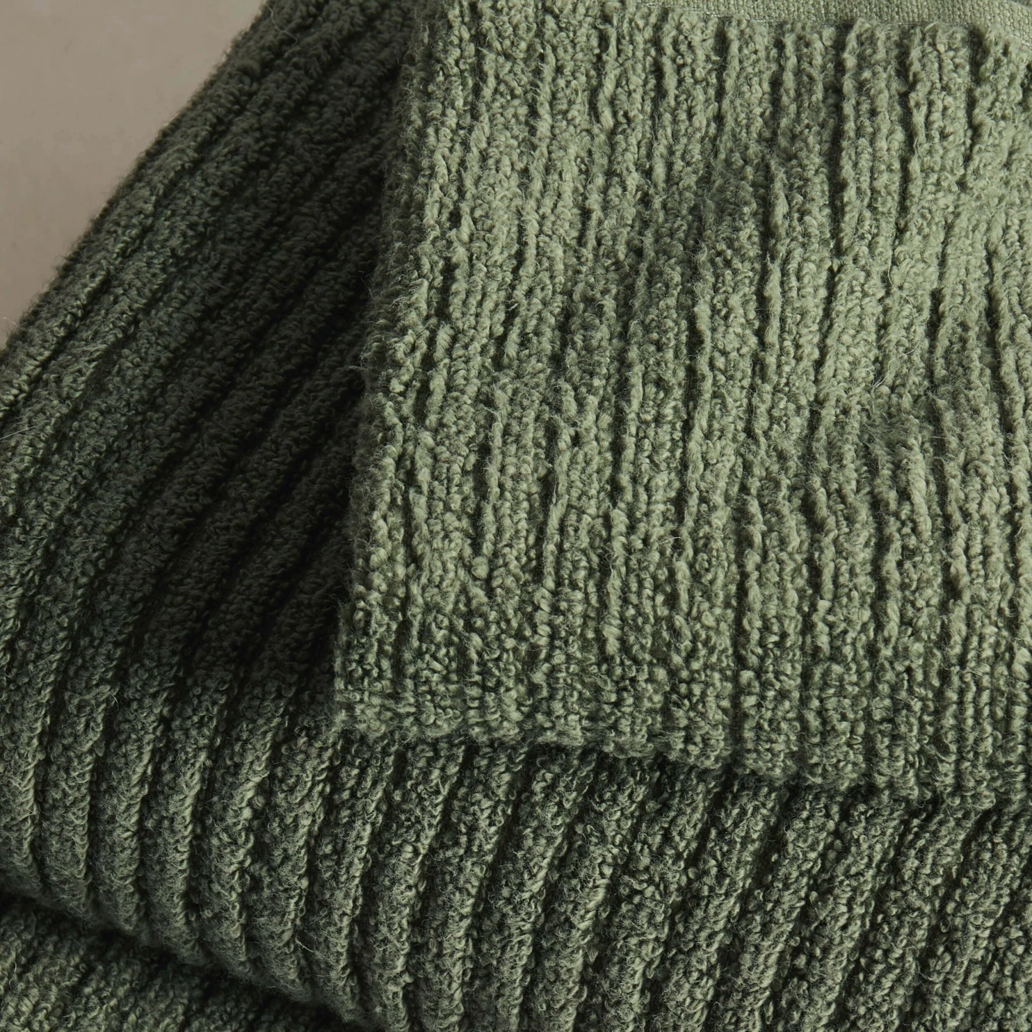 Antigua Soft Fine Ribbed Towel Collection - Fern - Image 5