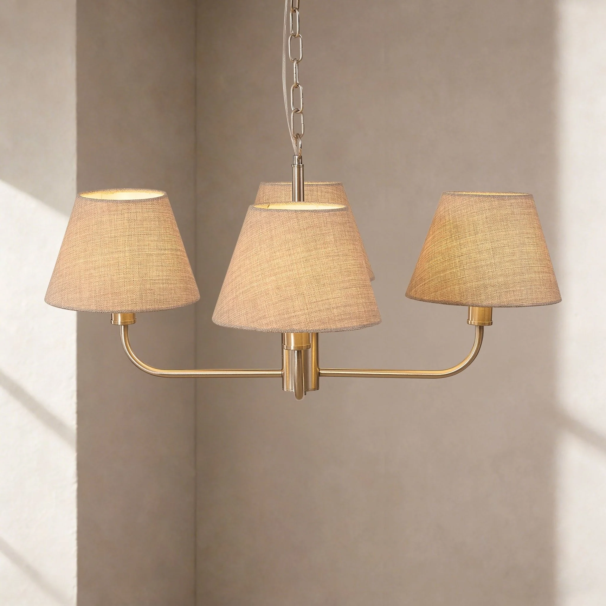 April 4 Light Pendant Chandelier - Grey/ Silver