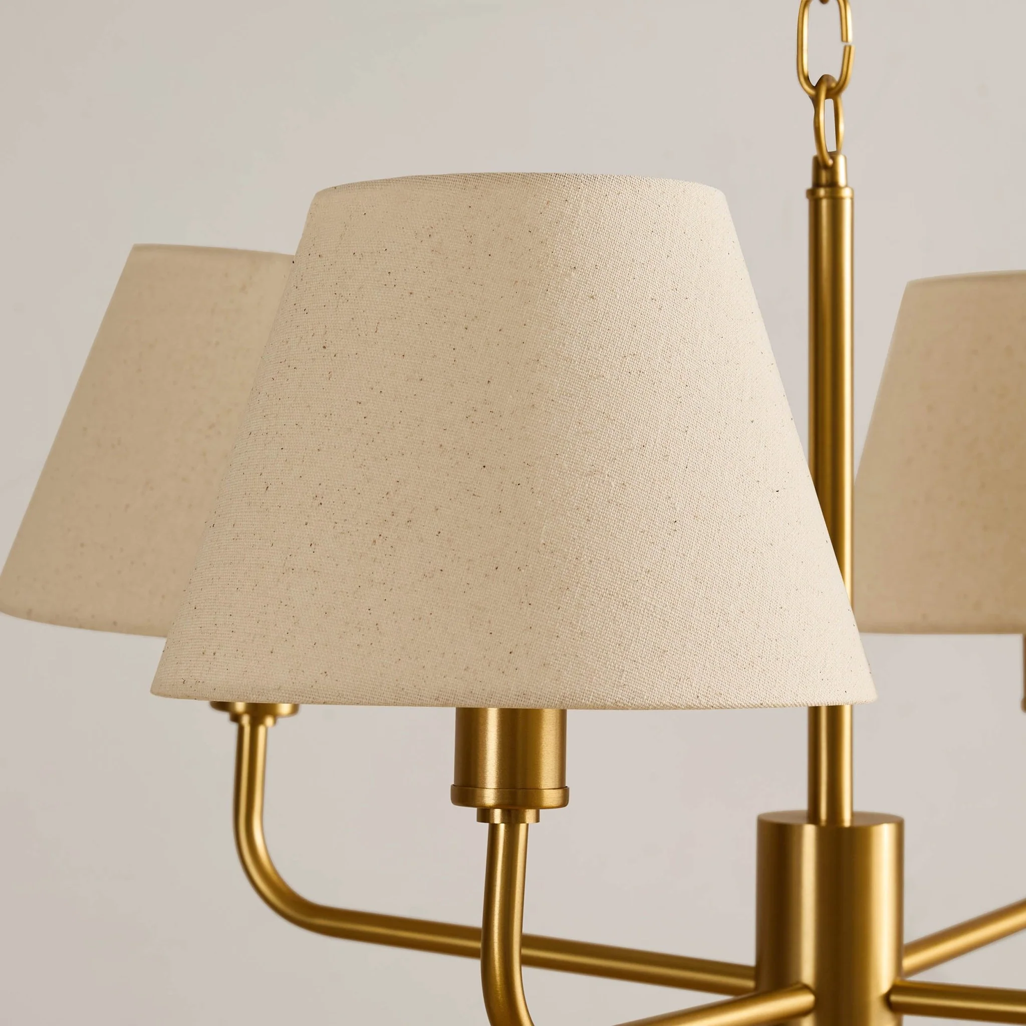 April 4 Light Pendant Chandelier - White/Bronze - Image 6