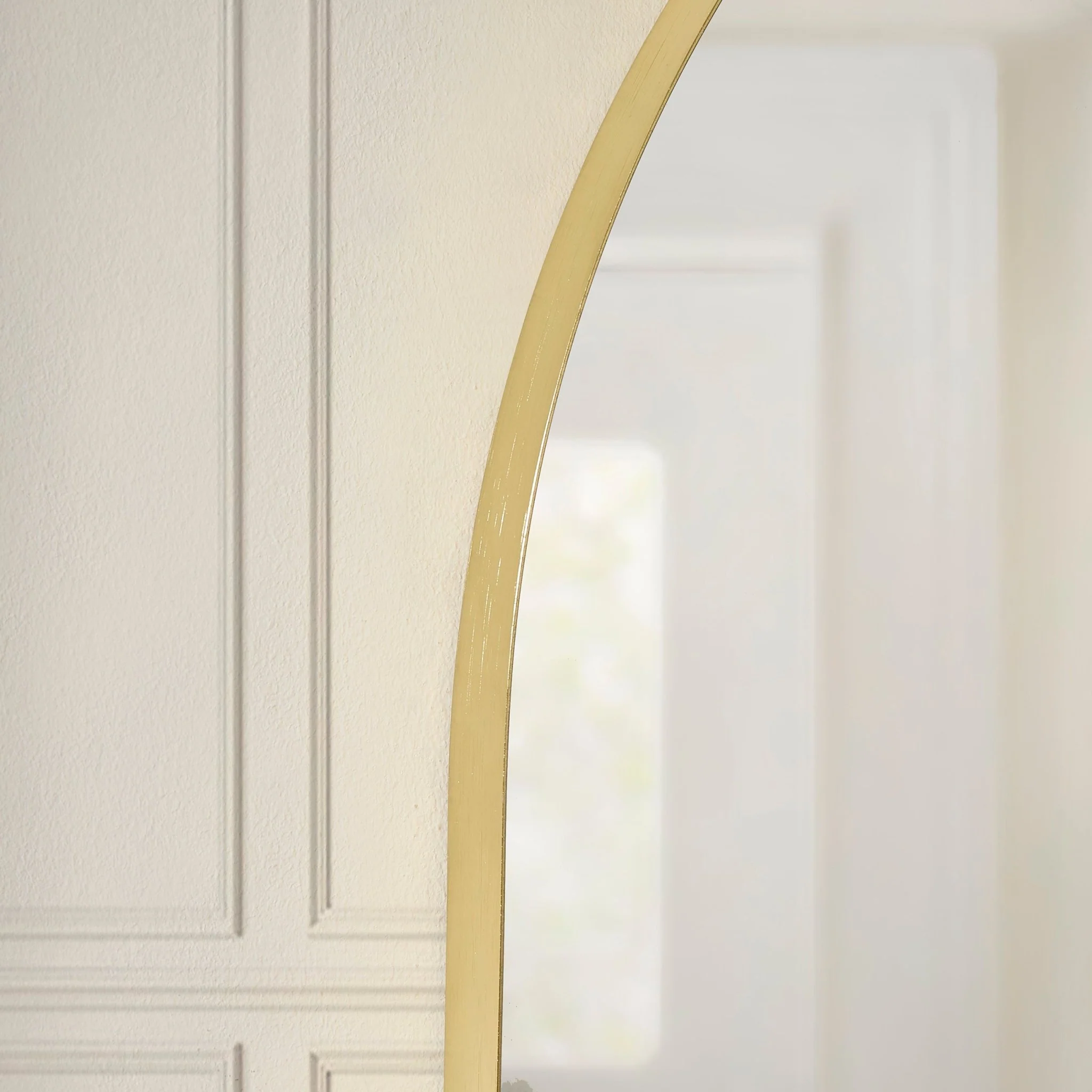 Arched Mantel Mirror - Gold - Image 2