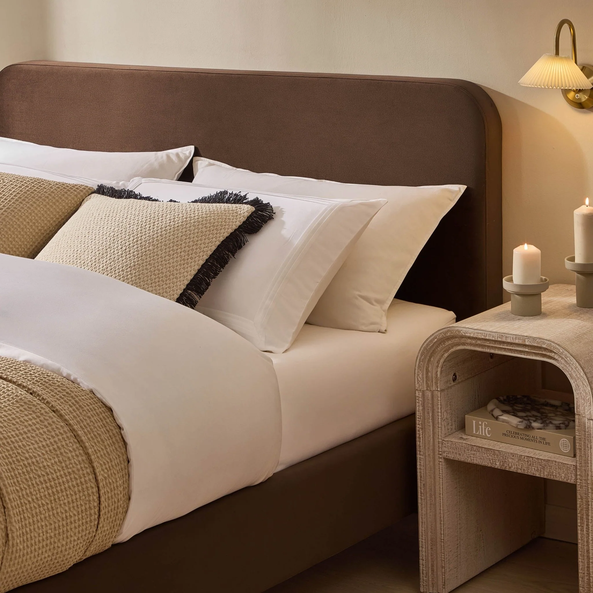 Ascot Bed Frame - Cappuccino - Image 5