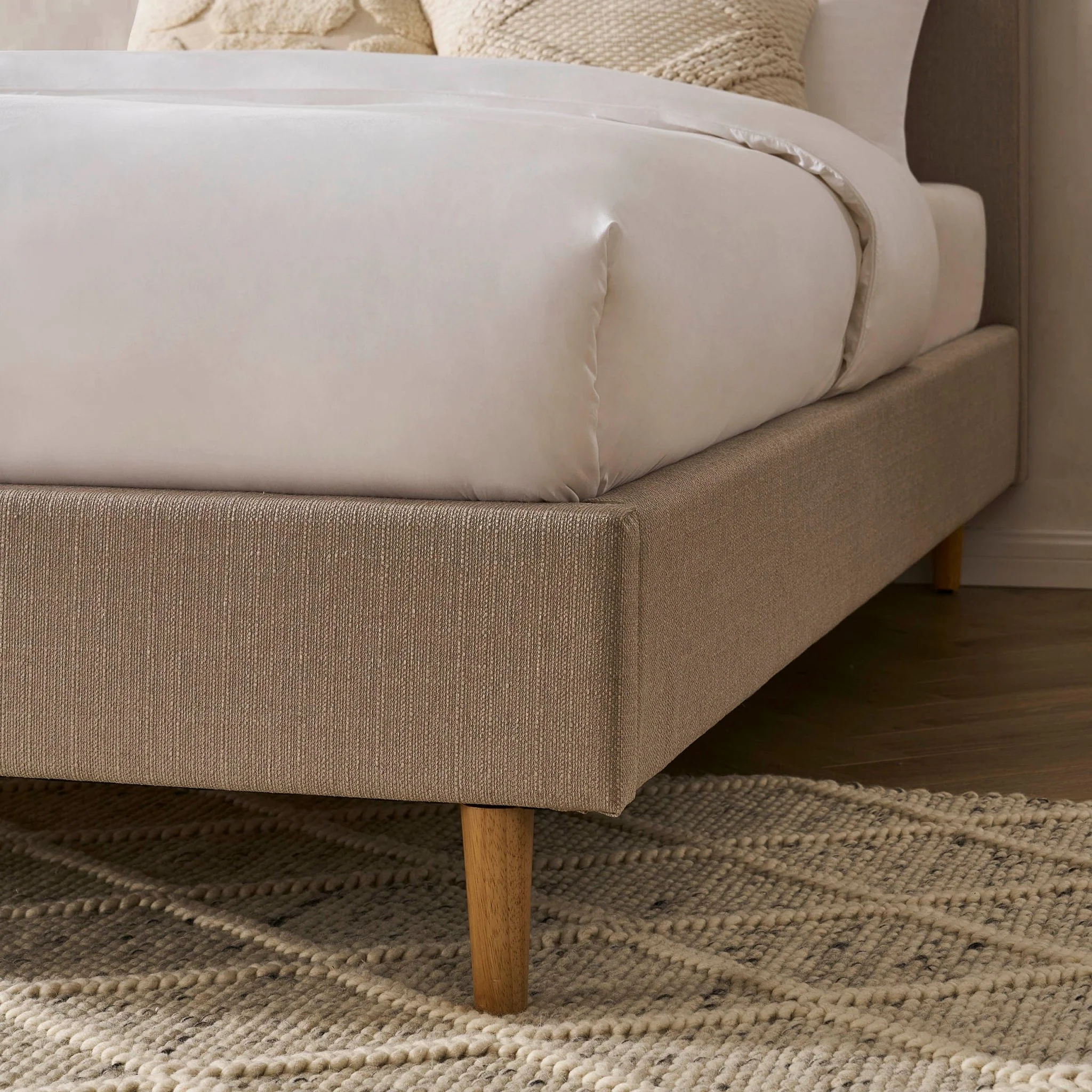 Ascot Bed Frame - Stone Grey - Image 7
