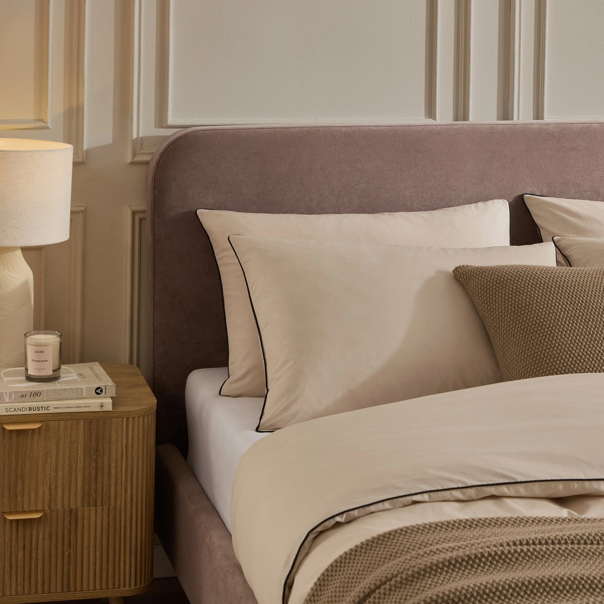 Ascot Bed Frame - Taupe - Image 5