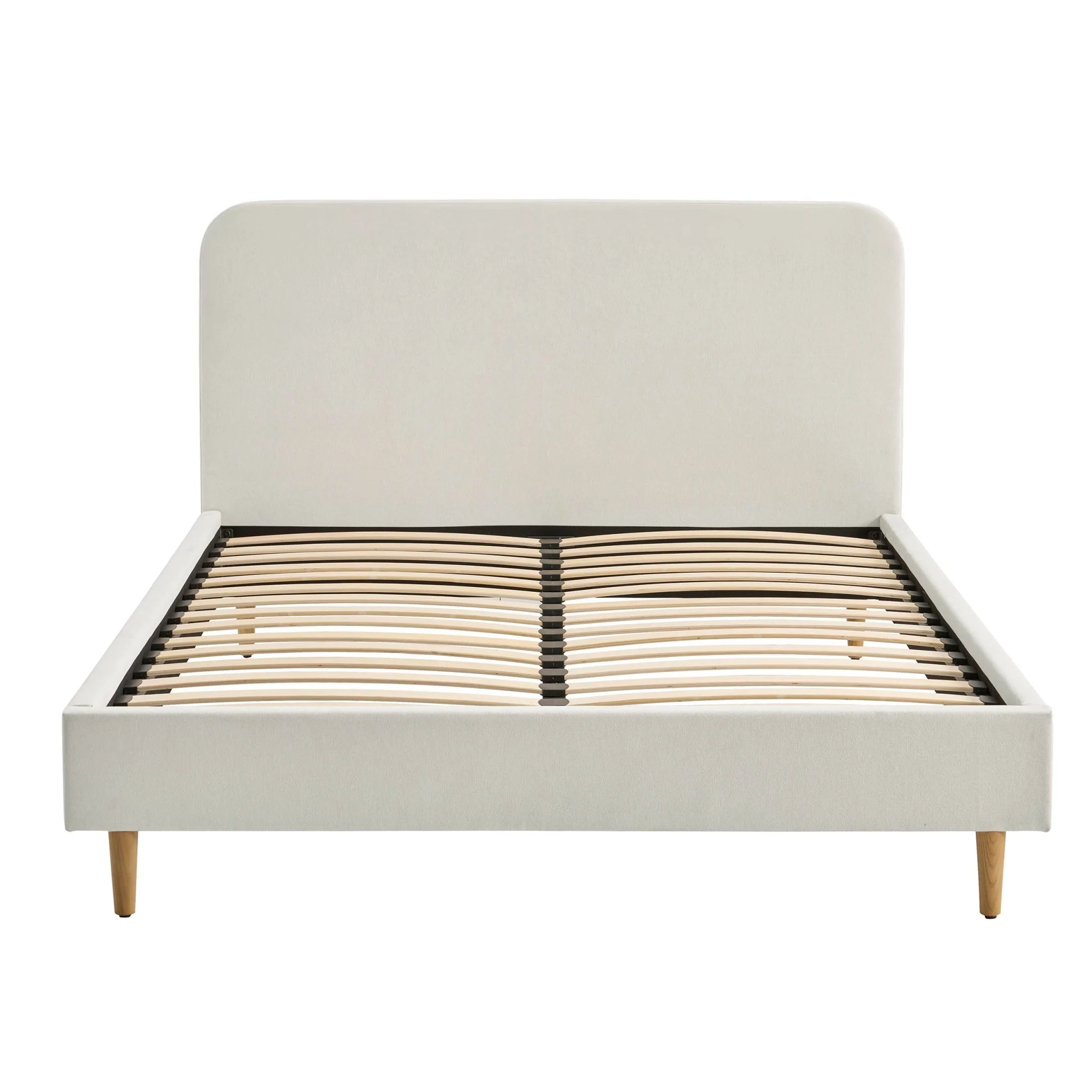 Ascot Henley Bed Frame - Cream Linen - Image 10