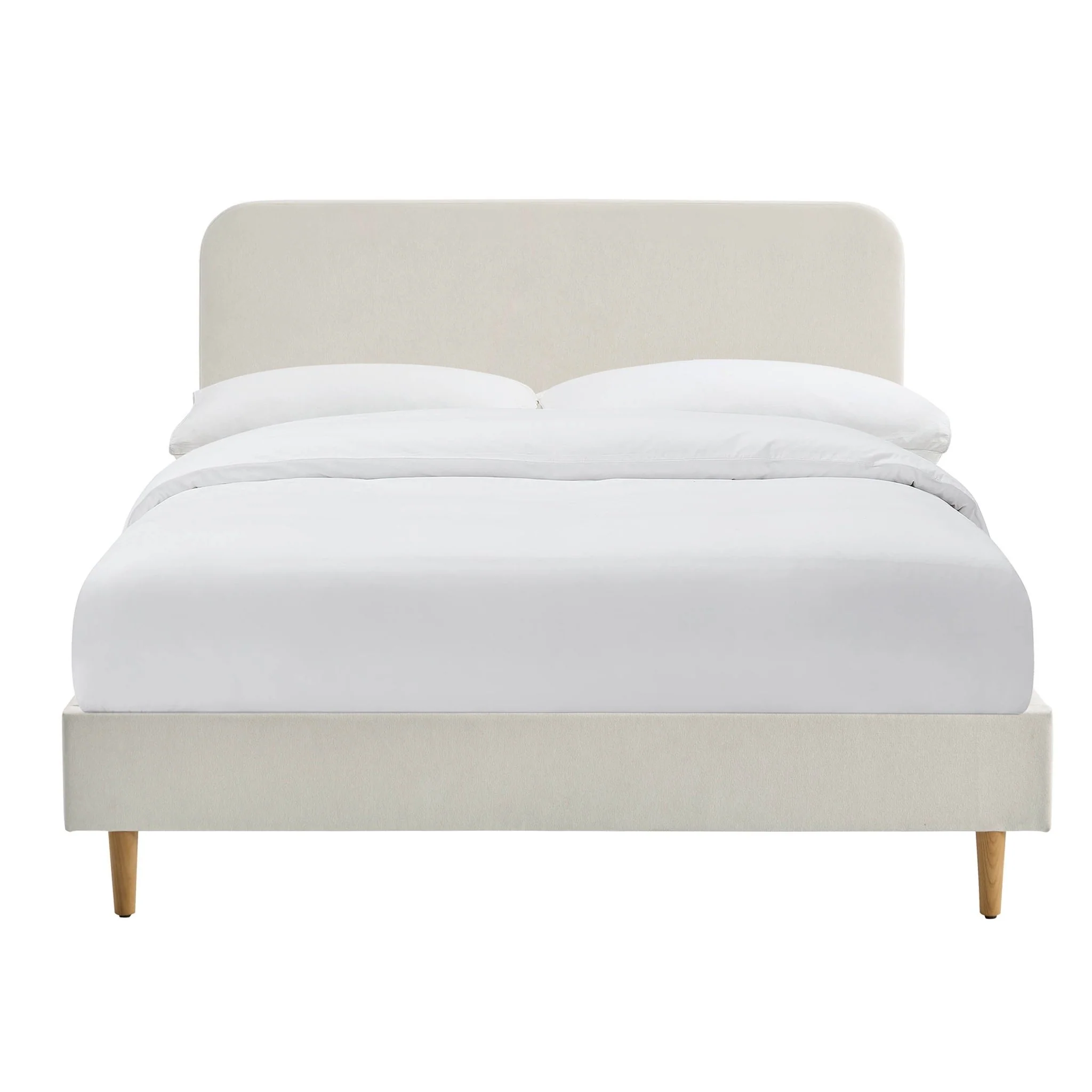Ascot Henley Bed Frame - Cream Linen - Image 4
