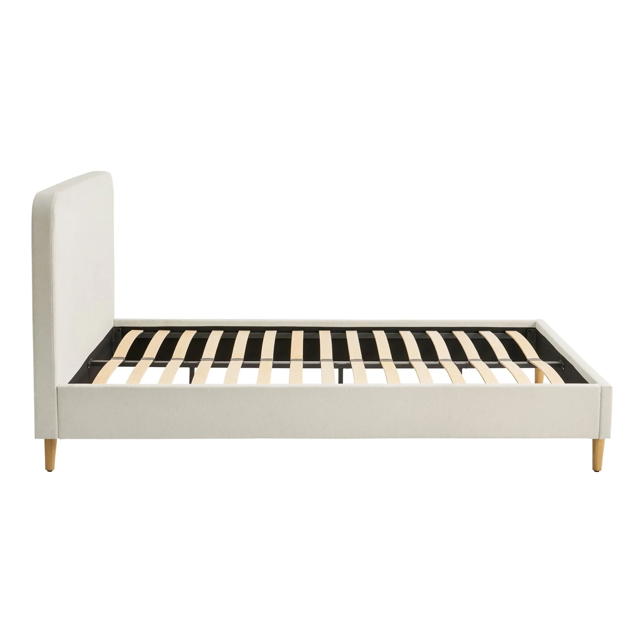 Ascot Henley Bed Frame - Cream Linen - Image 9