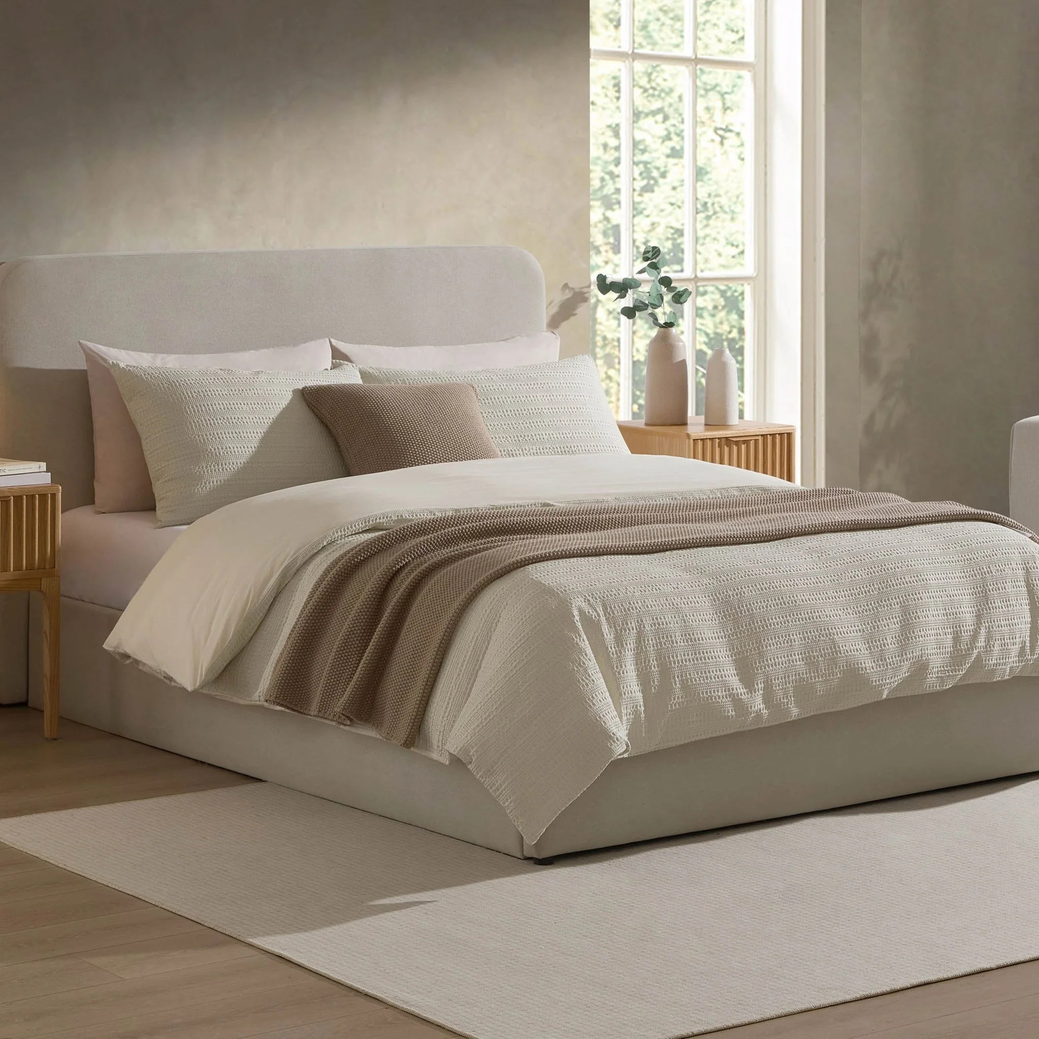 Ascot Ottoman Storage Bed - Natural