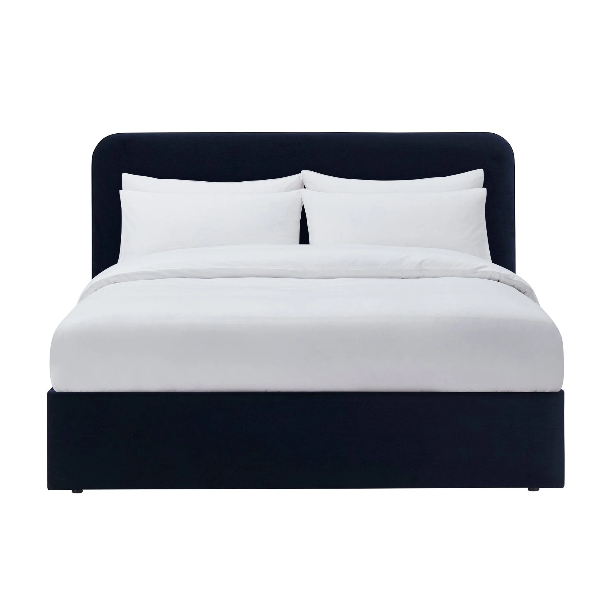 Ascot Ottoman Storage Bed - Navy - Image 6