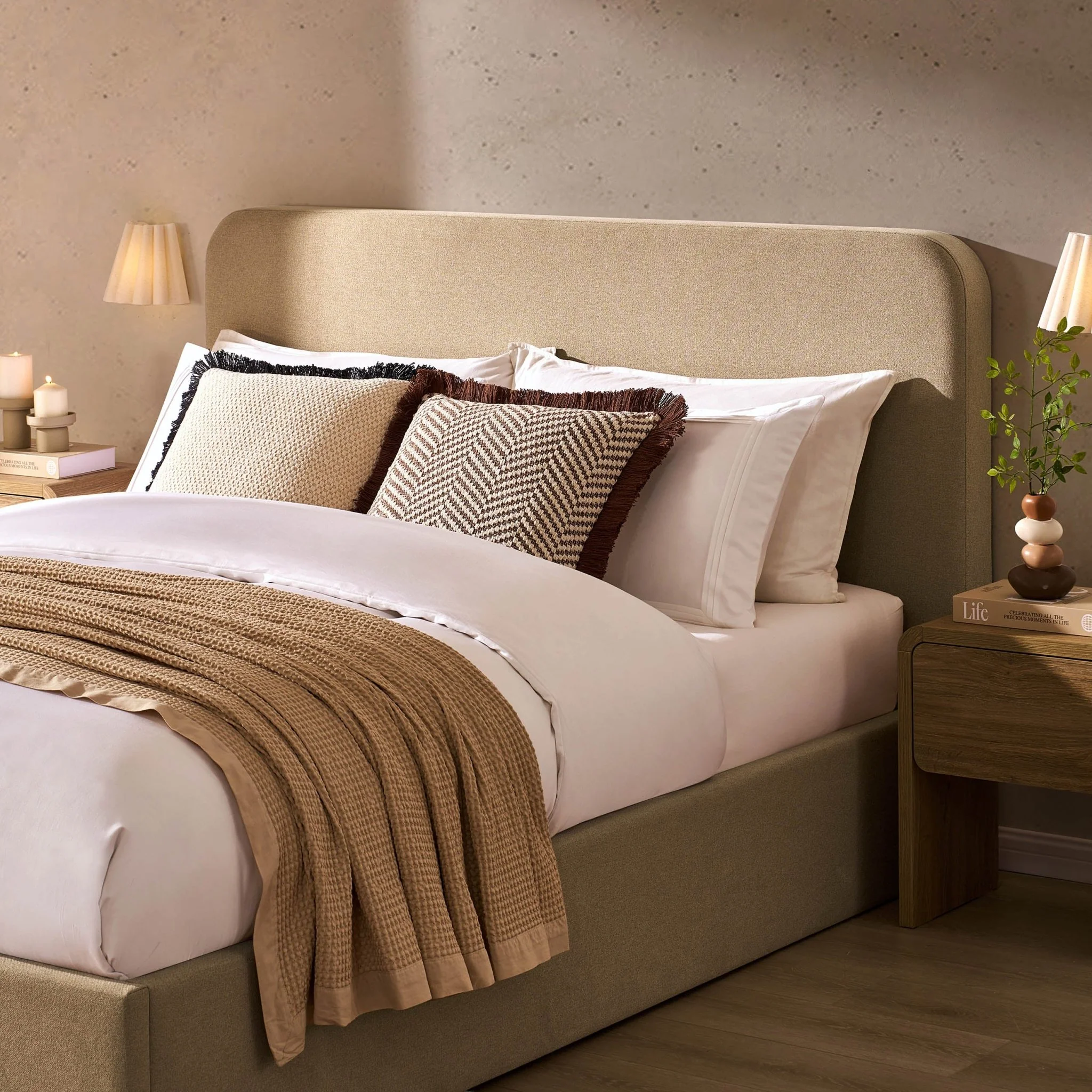Ascot Ottoman Storage Bed - Oatmeal - Image 6