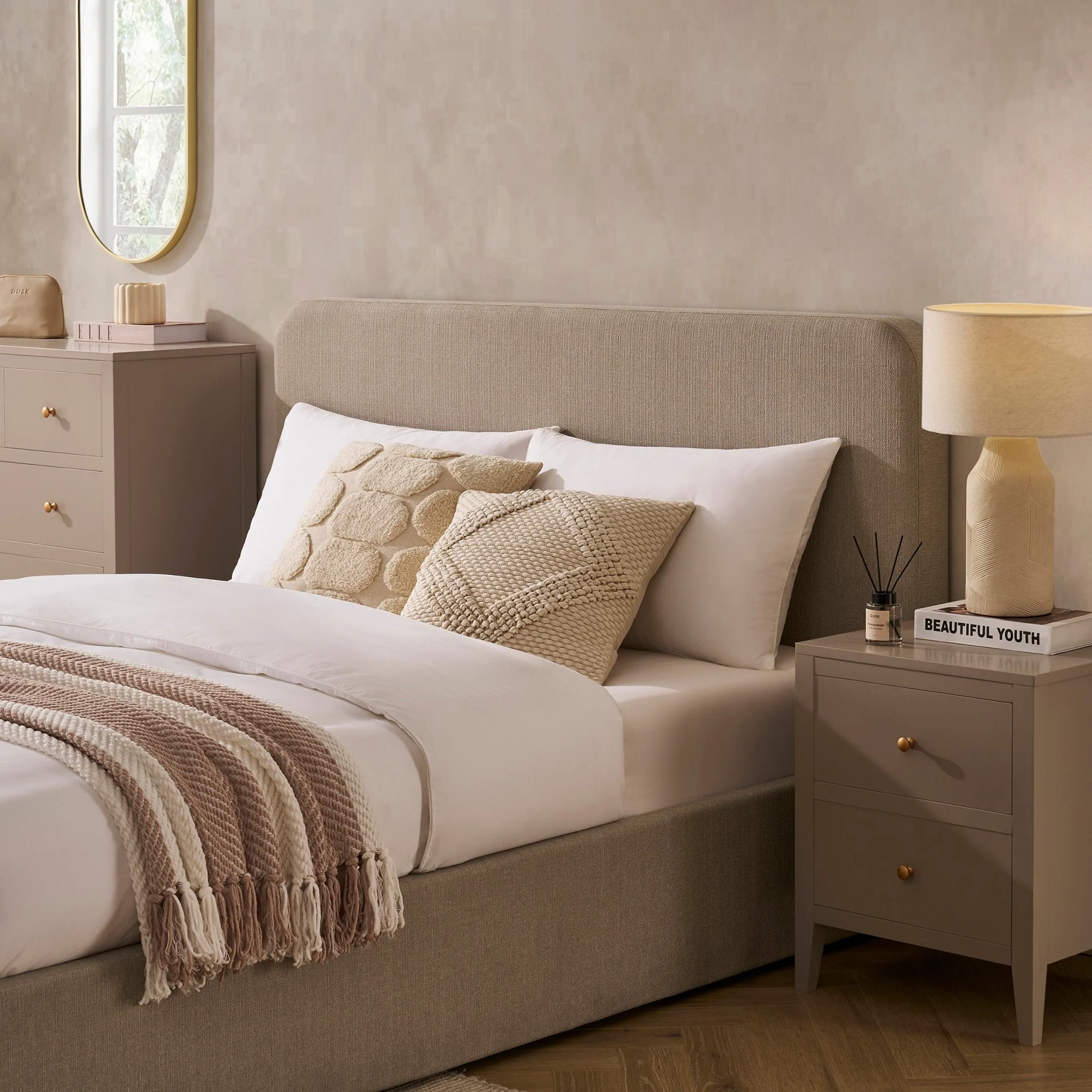 Ascot Ottoman Storage Bed - Stone Grey - Image 3