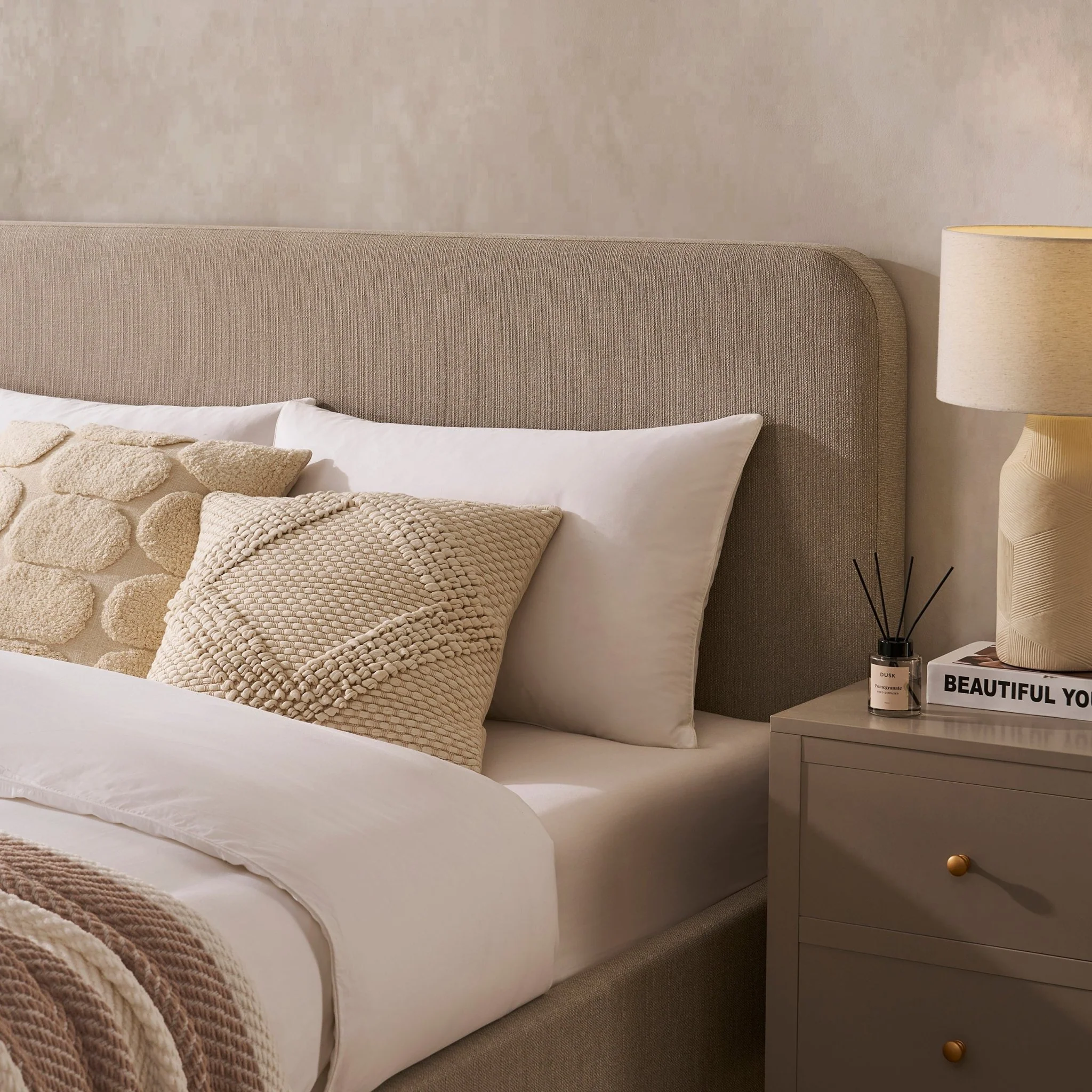 Ascot Ottoman Storage Bed - Stone Grey - Image 7