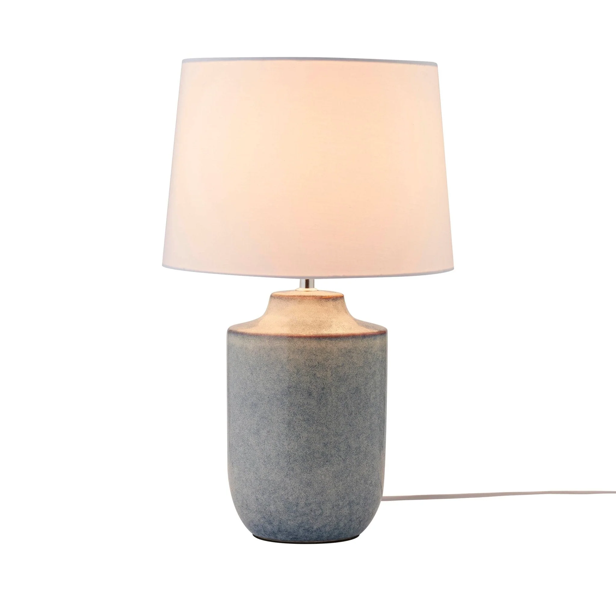 Atlas Ceramic Table Lamp - Blue - Image 3