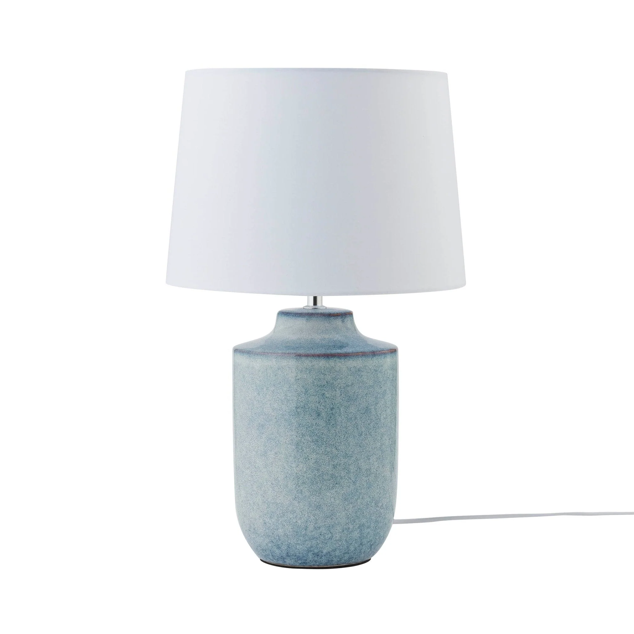 Atlas Ceramic Table Lamp - Blue - Image 4