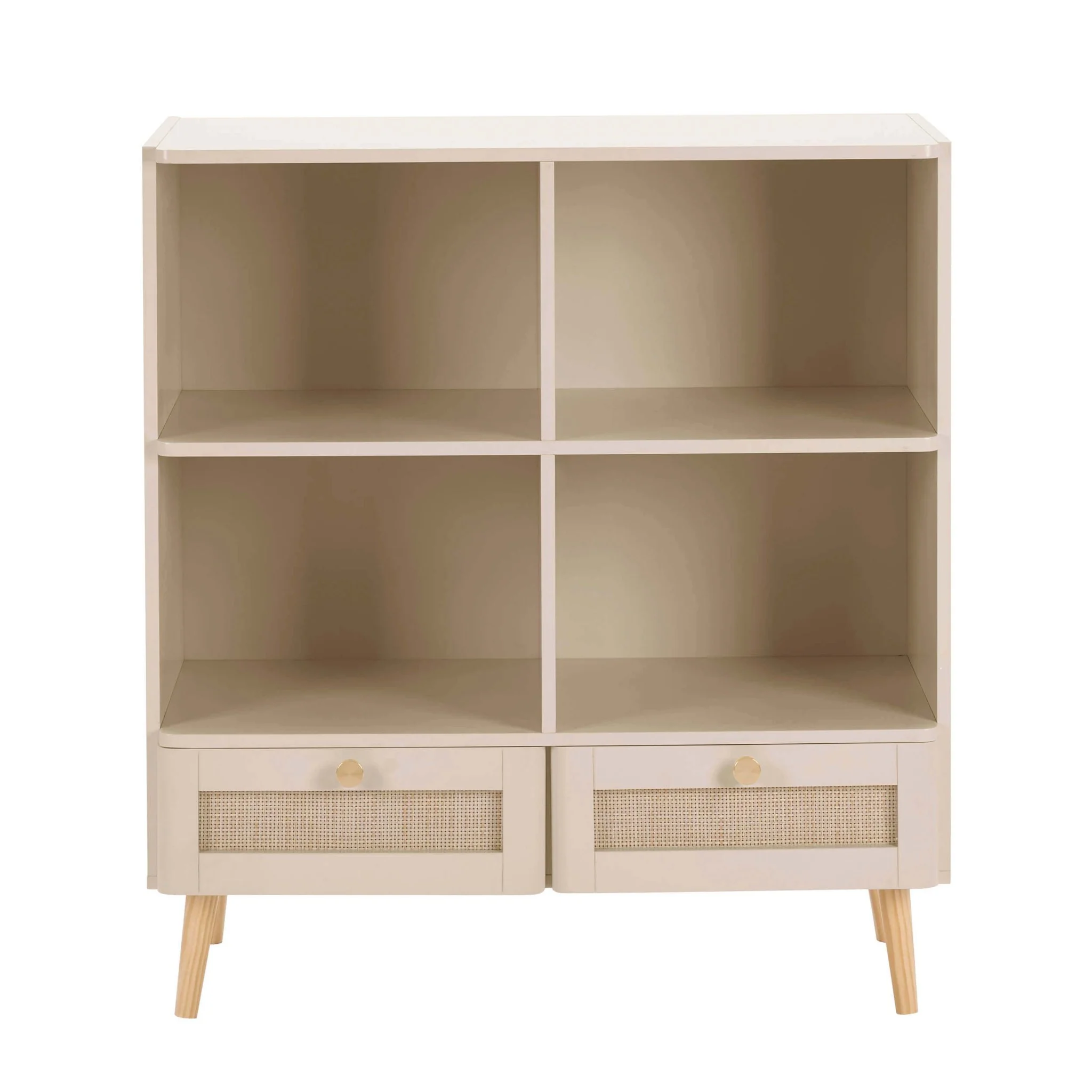 Aurelia Bookcase With Drawers - Vintage Cream - Image 2