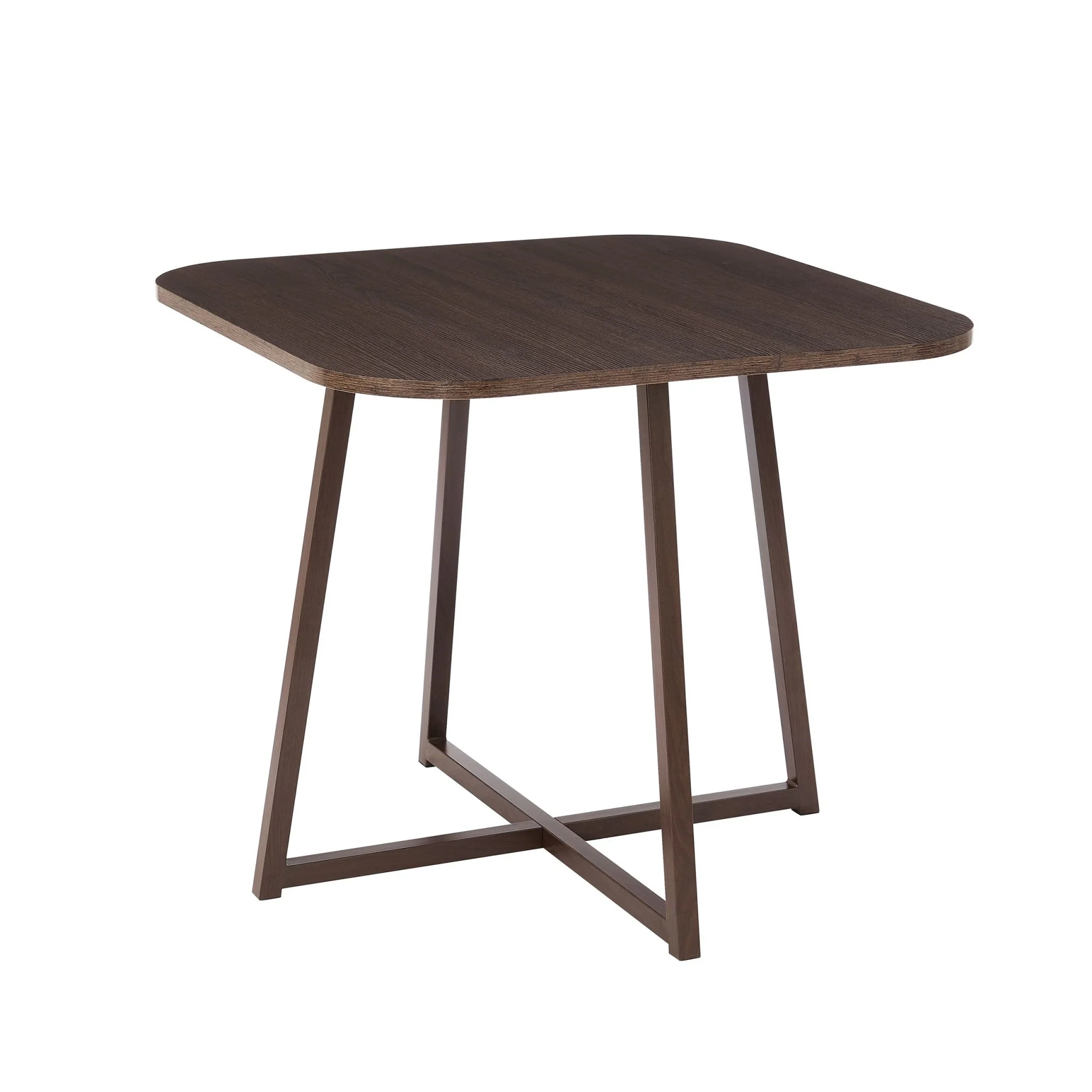Ava Space Saver 4 Seater Dining Table and Chairs - Cappuccino - Image 5