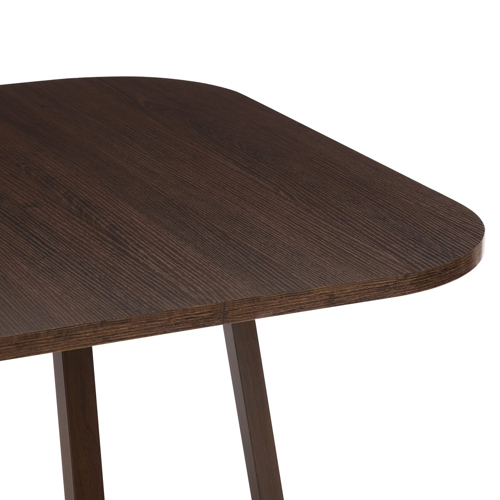Ava Space Saver 4 Seater Dining Table and Chairs - Cappuccino - Image 6