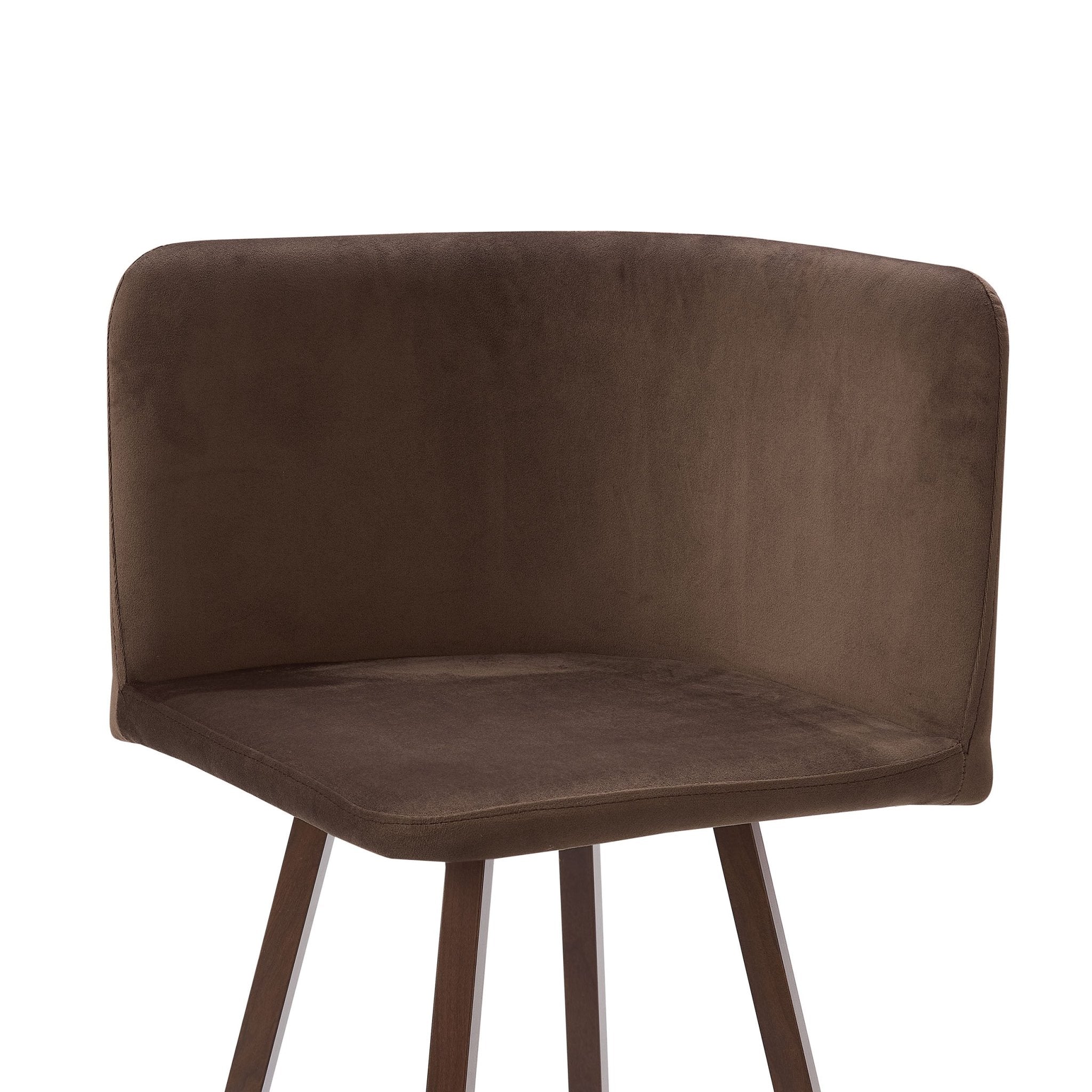 Ava Space Saver 4 Seater Dining Table and Chairs - Cappuccino - Image 9
