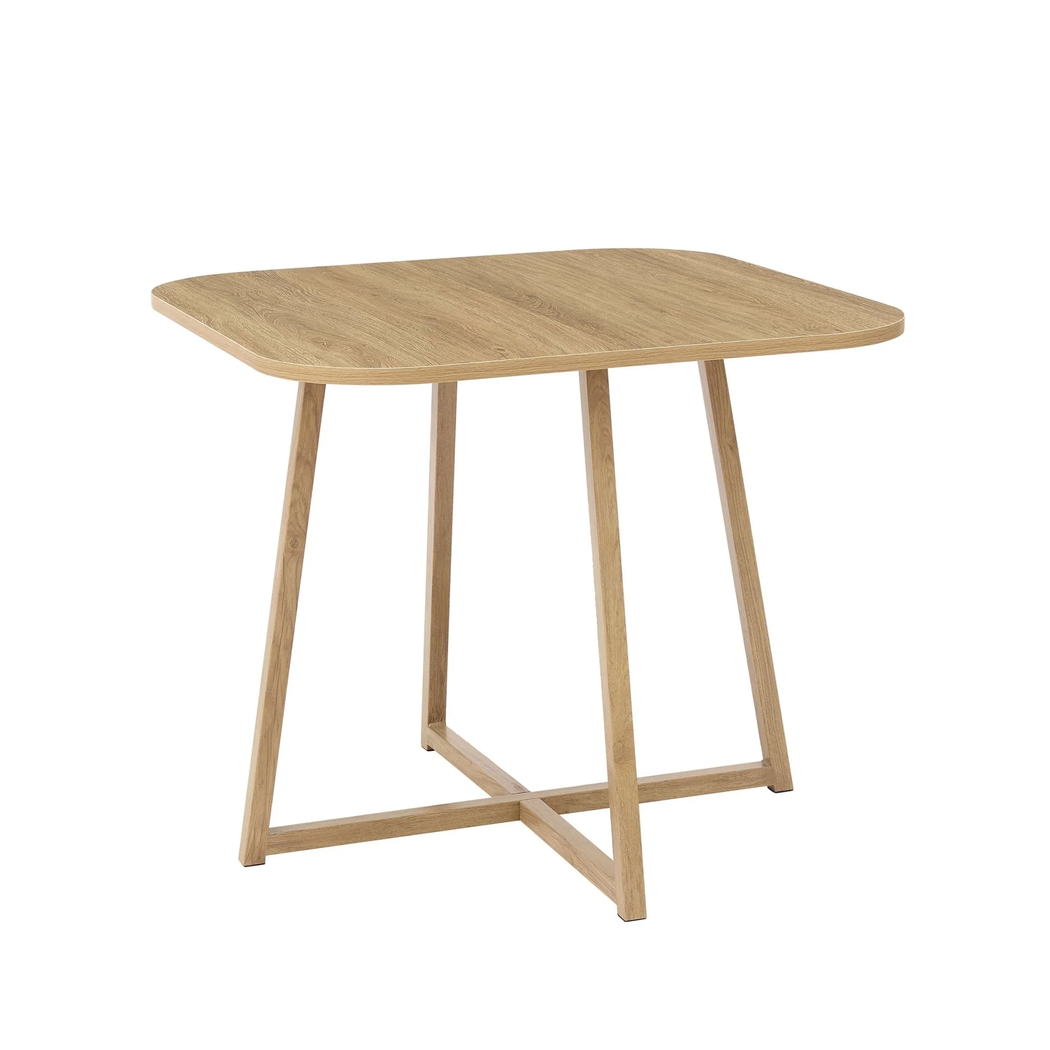 Ava Space Saver 4 Seater Dining Table and Chairs - Mushroom - Image 6