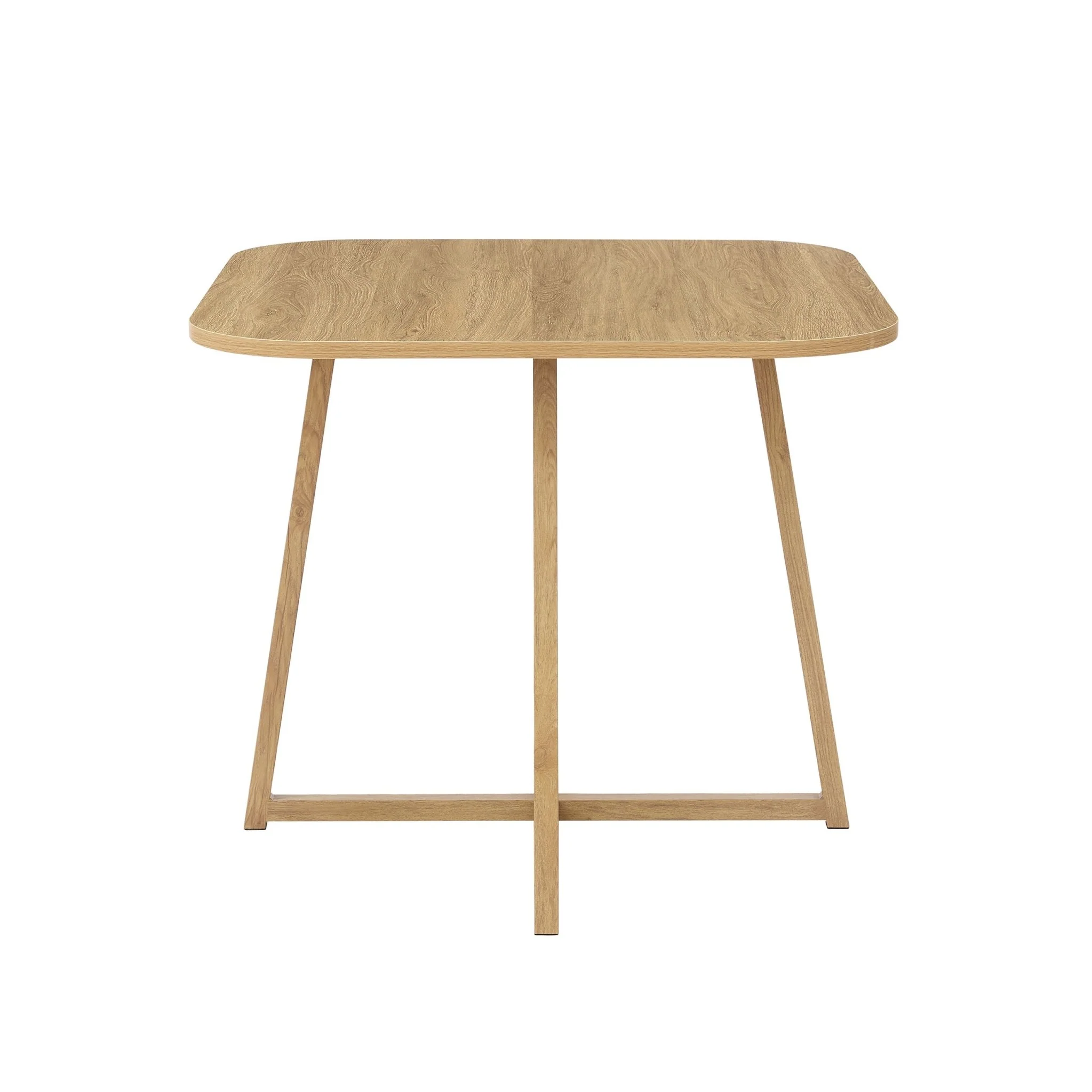 Ava Space Saver 4 Seater Dining Table and Chairs - Mushroom - Image 7