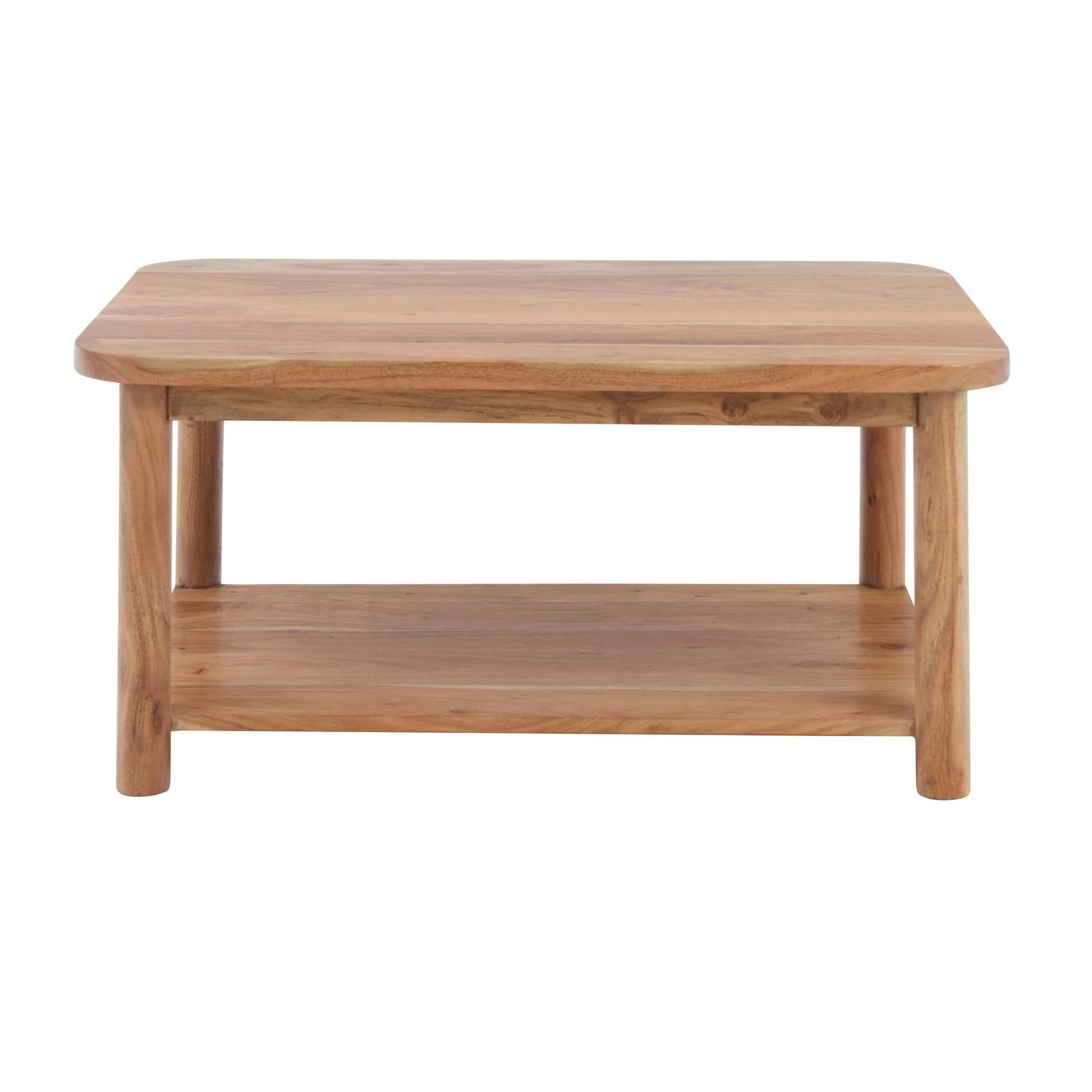 Avery Acacia Wood Coffee Table - Natural - Image 6