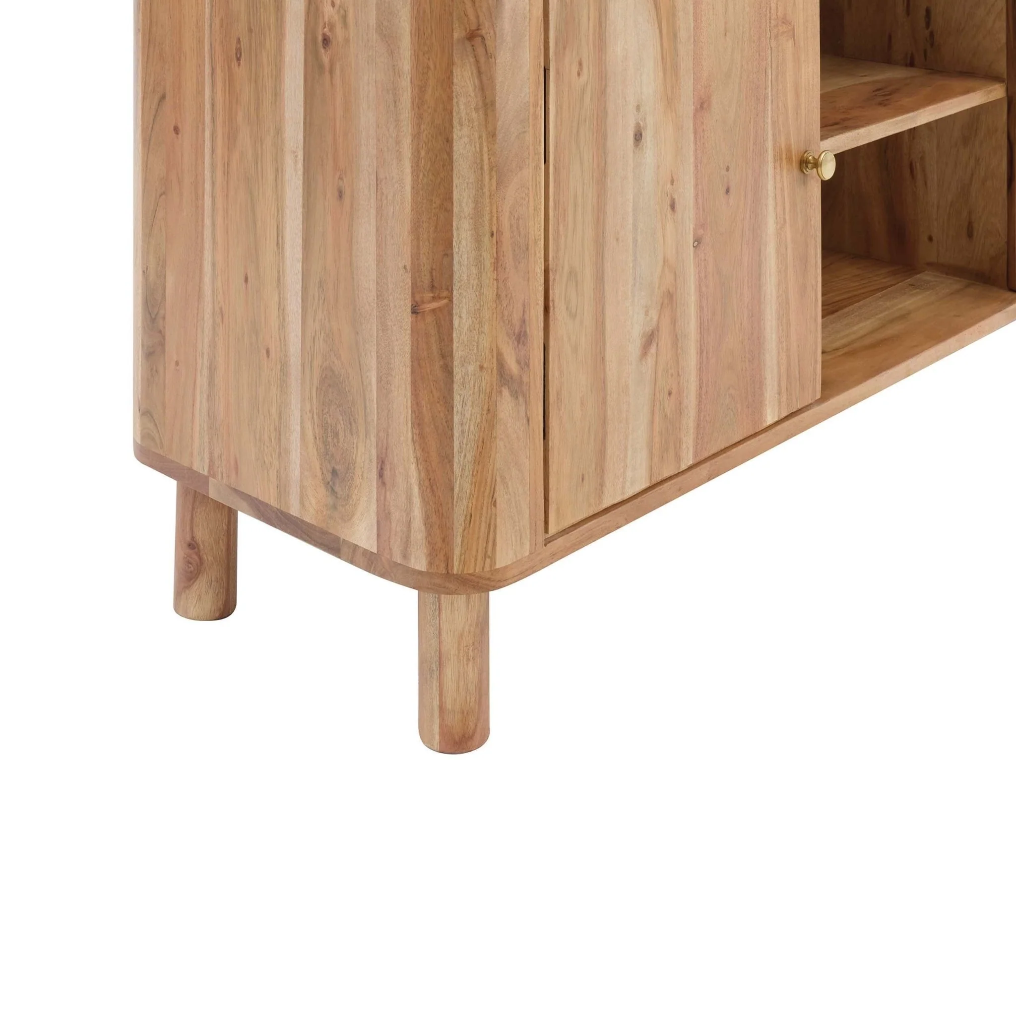 Avery Acacia Wood Tv Unit for TVs up to 50" - Natural - Image 11