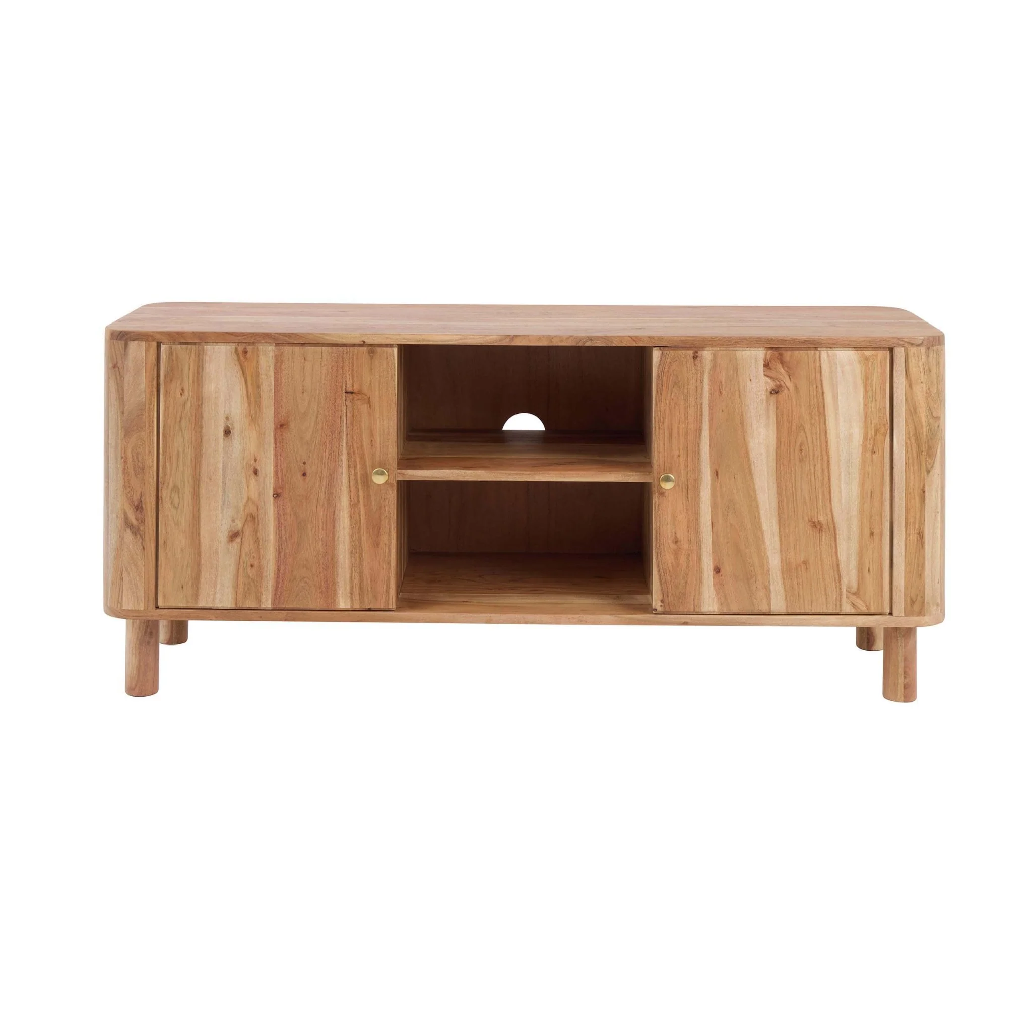 Avery Acacia Wood Tv Unit for TVs up to 50" - Natural - Image 4
