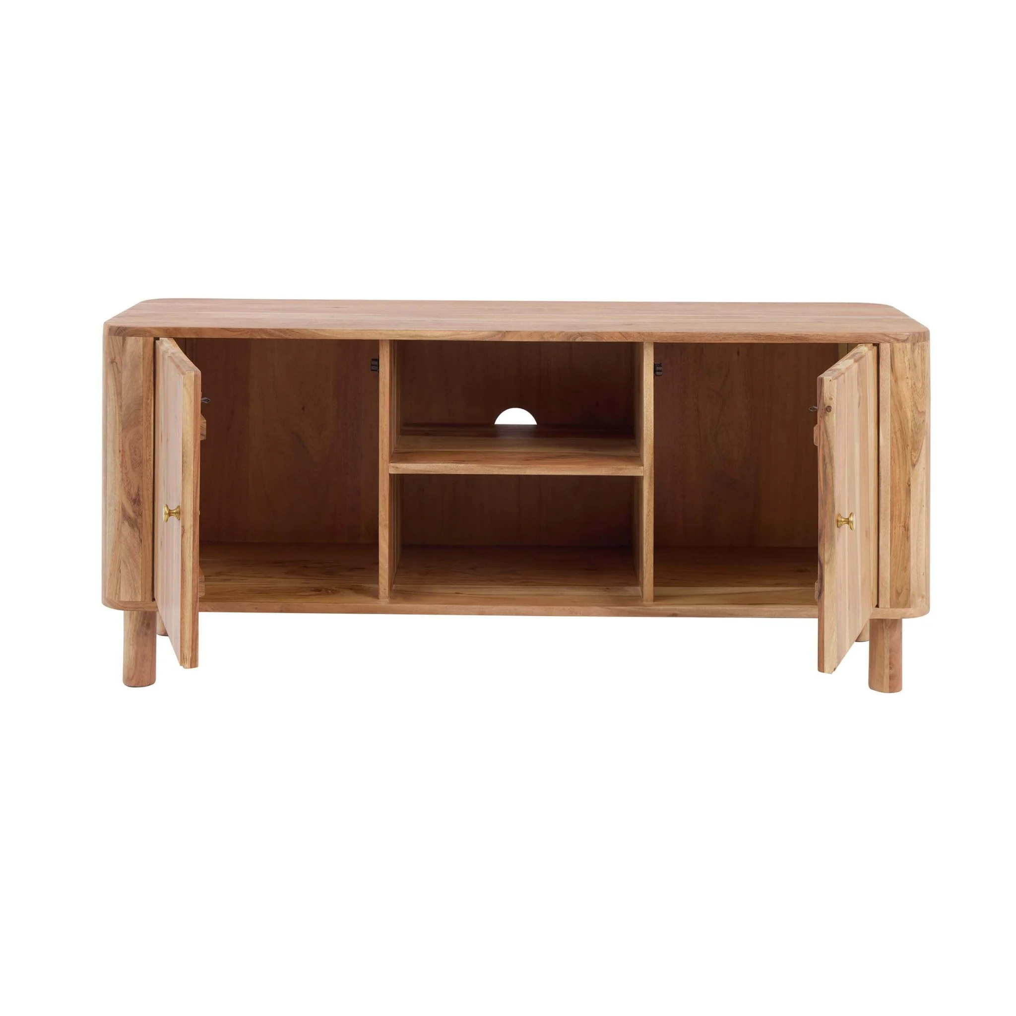 Avery Acacia Wood Tv Unit for TVs up to 50" - Natural - Image 5