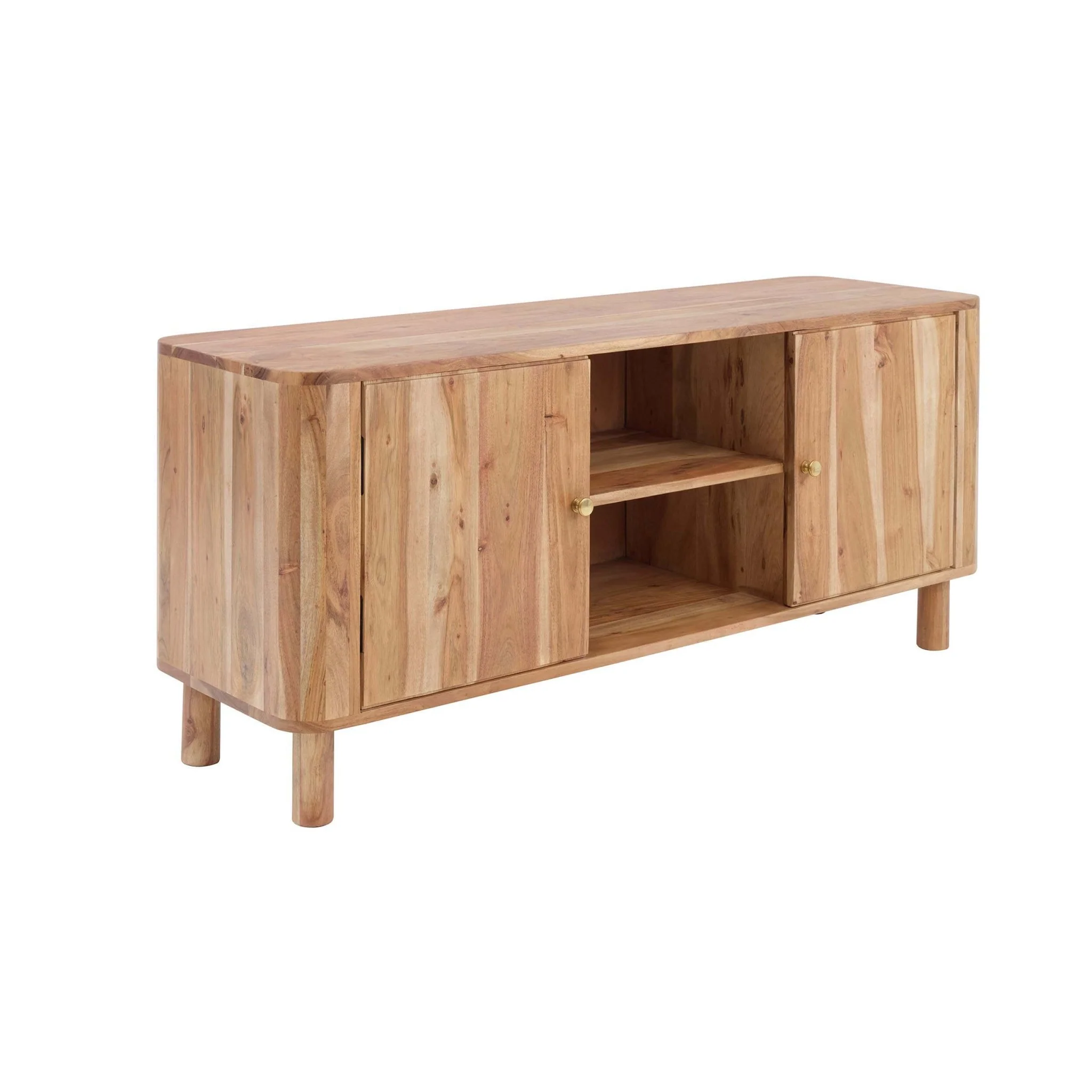 Avery Acacia Wood Tv Unit for TVs up to 50" - Natural - Image 6