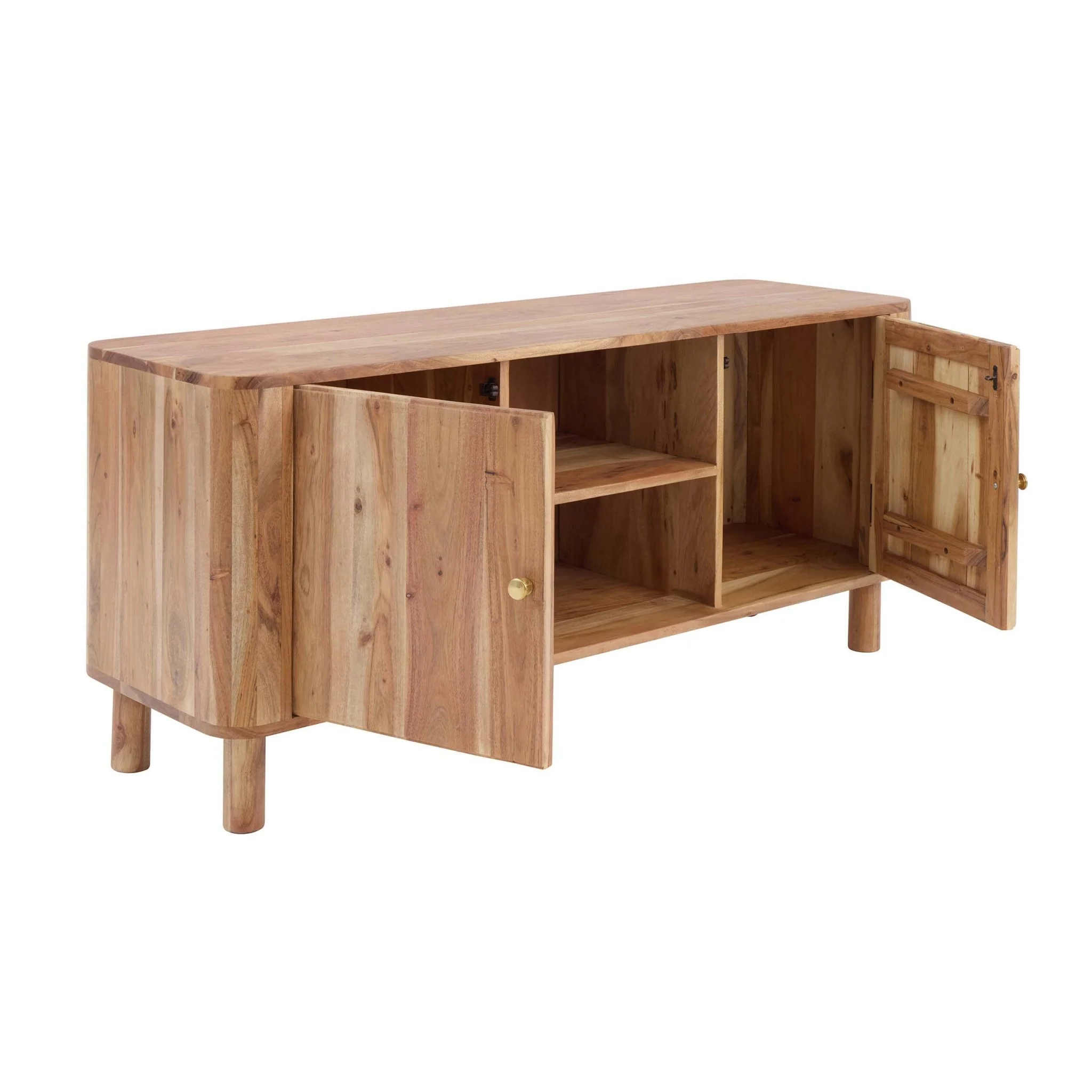 Avery Acacia Wood Tv Unit for TVs up to 50" - Natural - Image 7