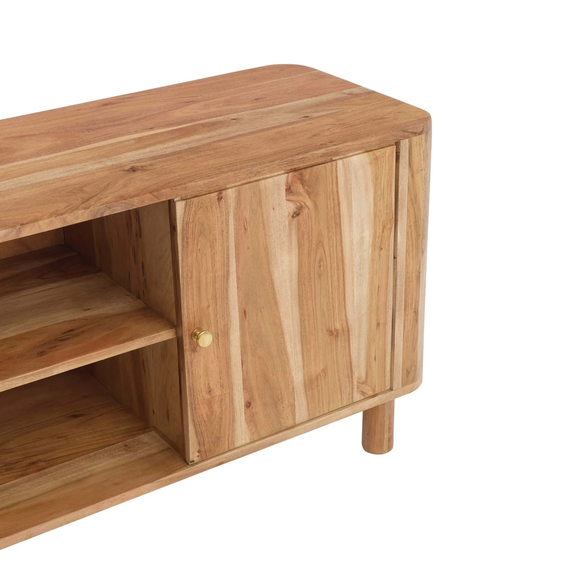 Avery Acacia Wood Tv Unit for TVs up to 50" - Natural - Image 8
