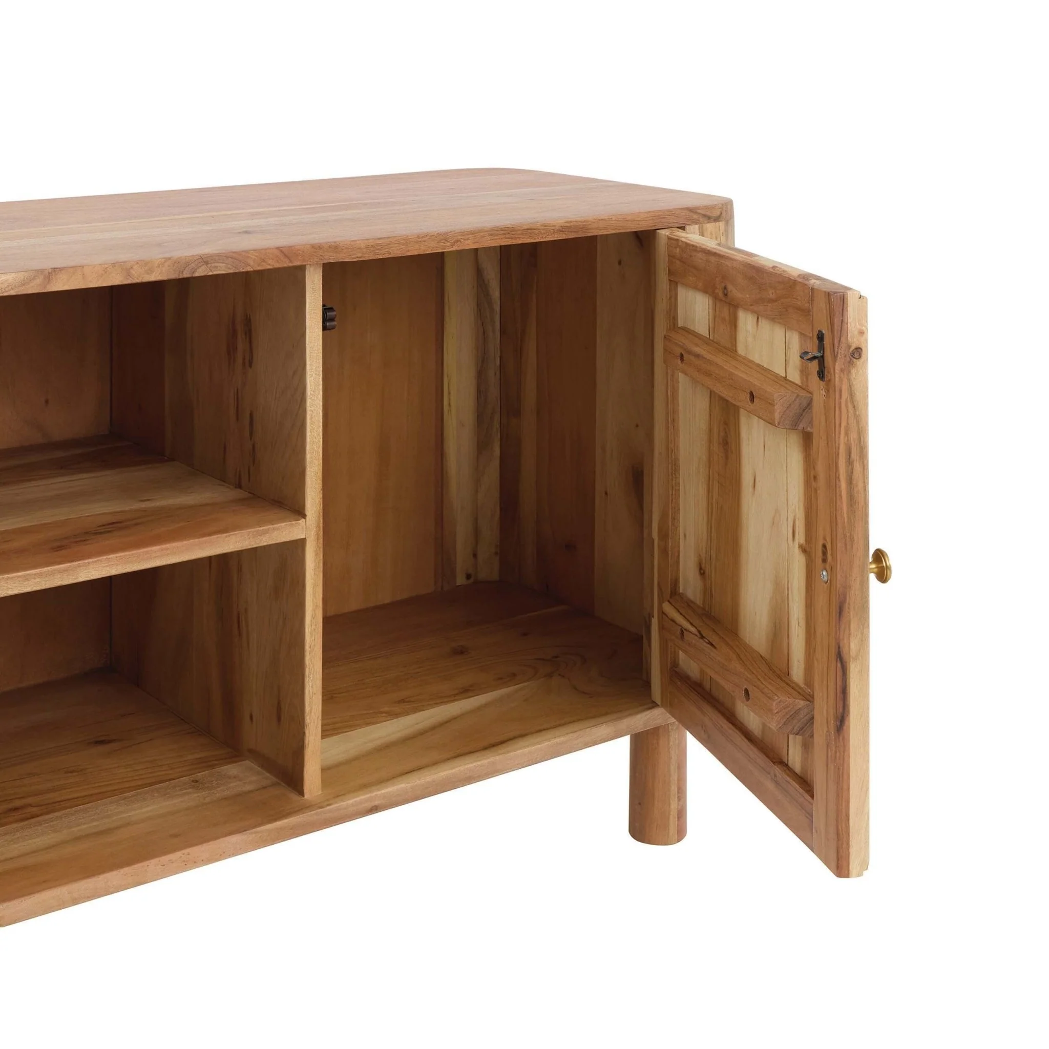 Avery Acacia Wood Tv Unit for TVs up to 50" - Natural - Image 9