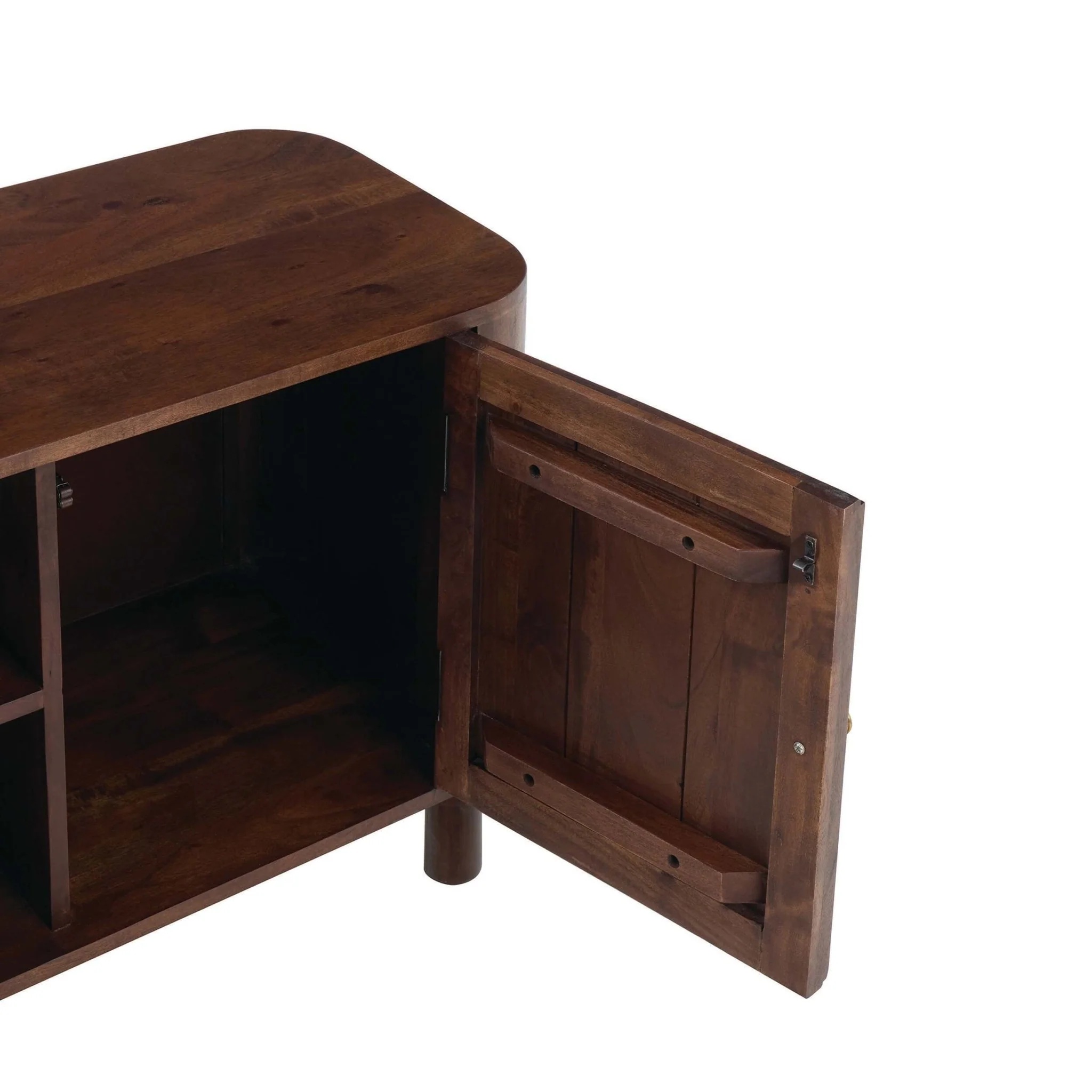 Avery Acacia Wood Tv Unit for TVs up to 50" - Walnut - Image 8