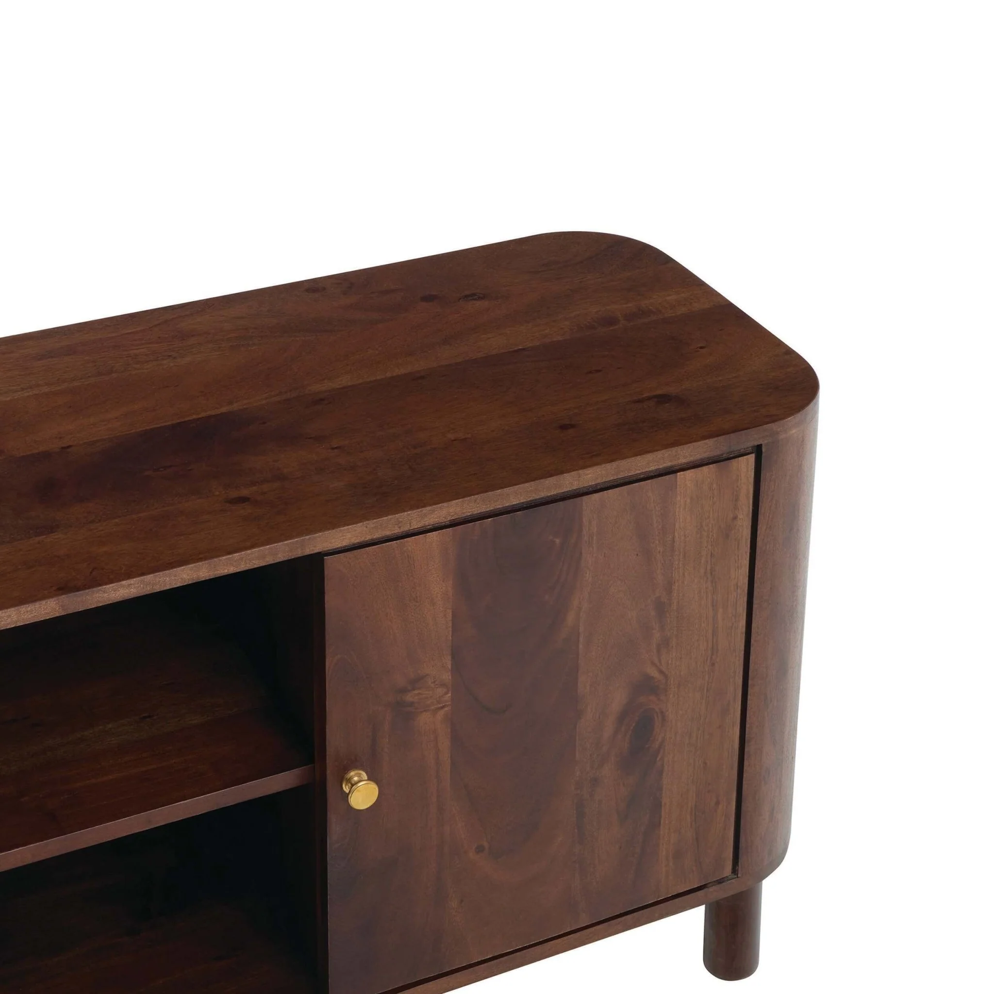 Avery Acacia Wood Tv Unit for TVs up to 50" - Walnut - Image 9