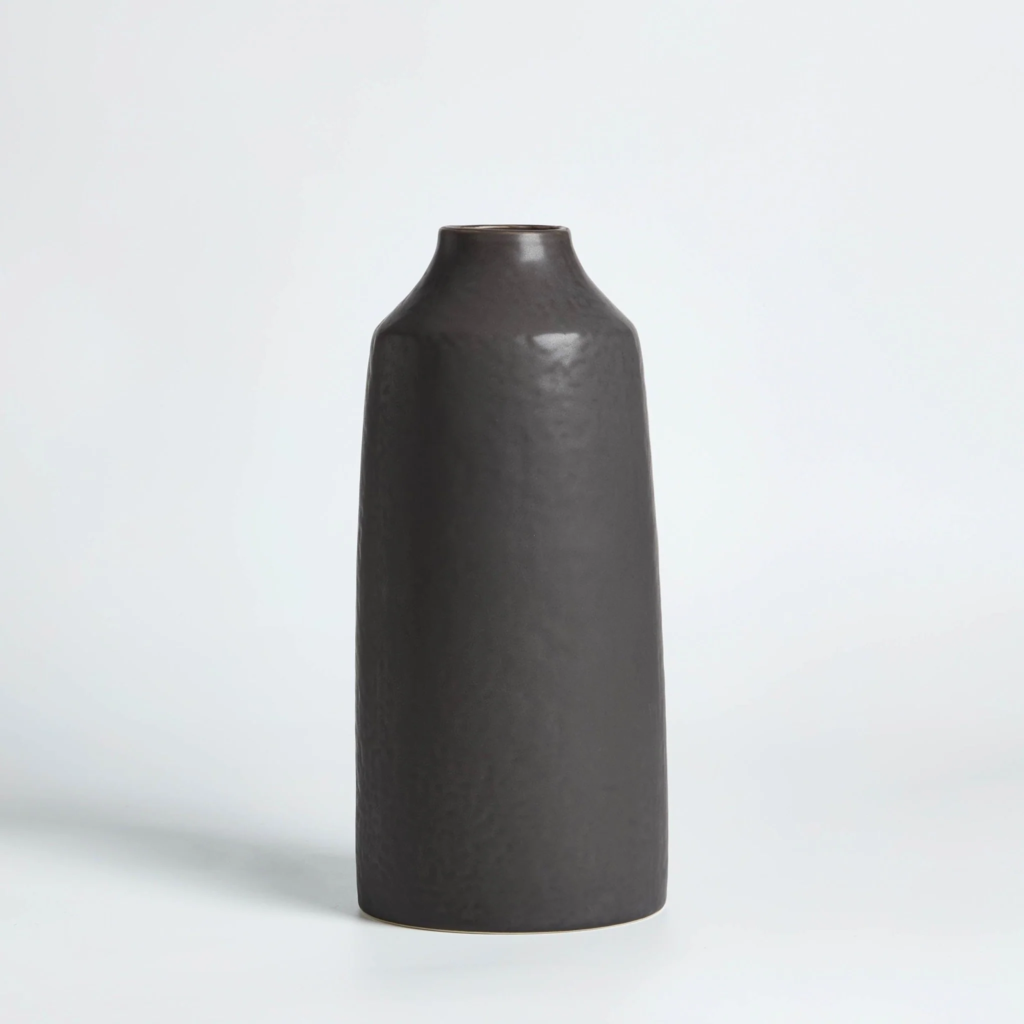 Azalea Matt Effect Vase - Charcoal - Image 3