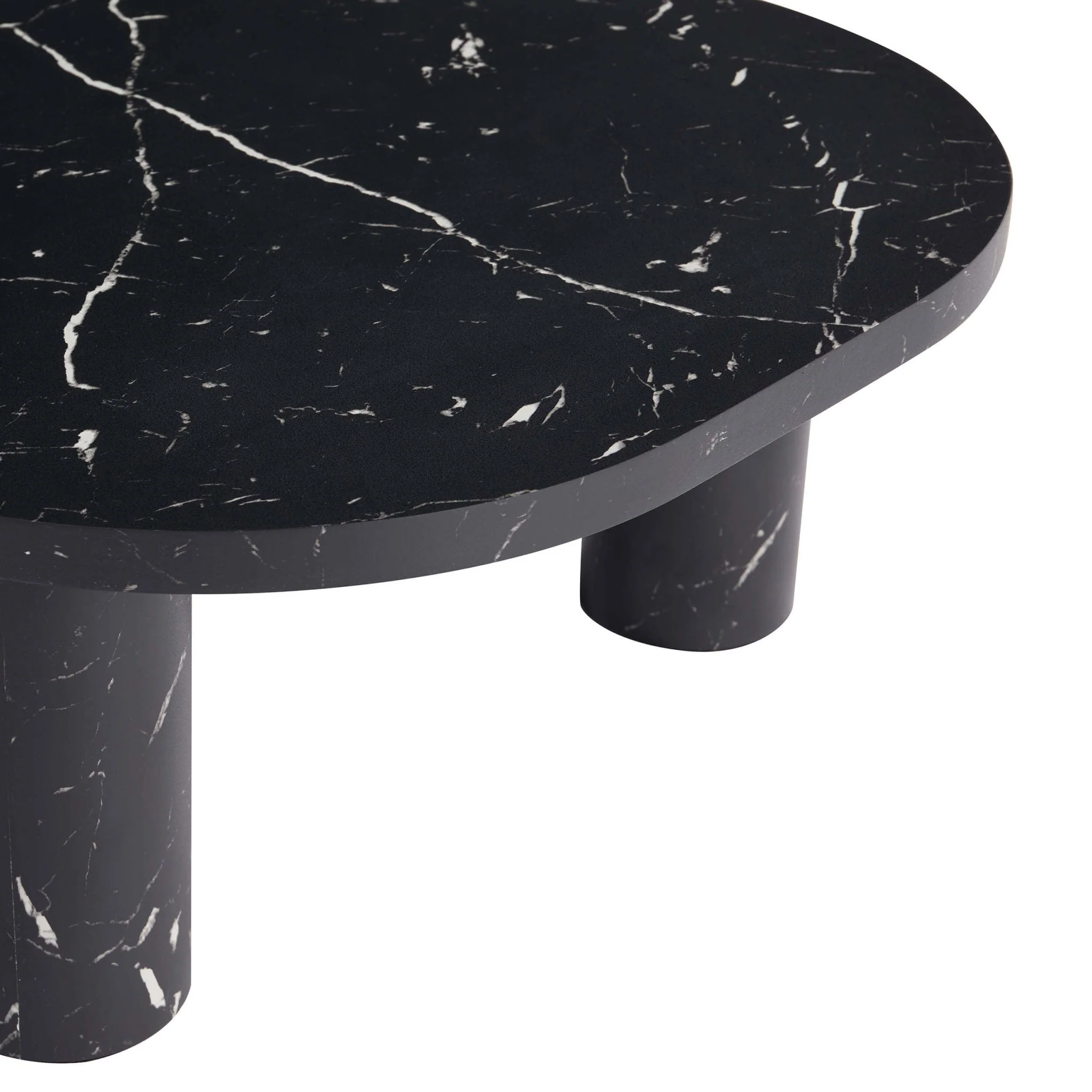 Azra Nesting Coffee Tables - Black Marble Effect - Image 3