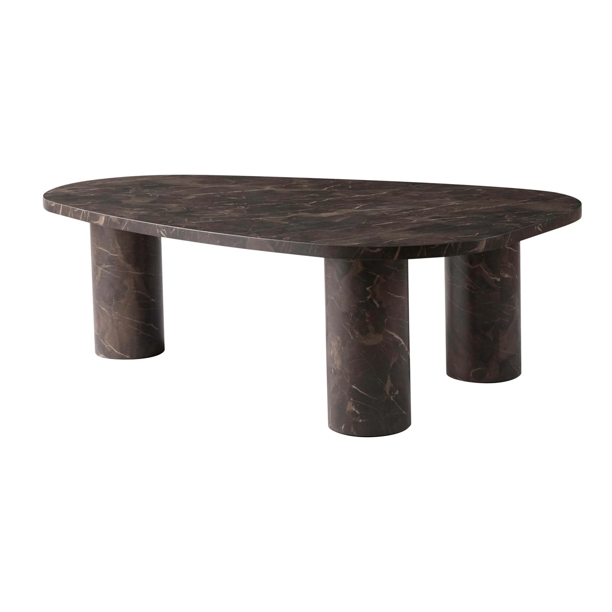 Azra Nesting Coffee Tables - Brown Marble Effect - Image 6