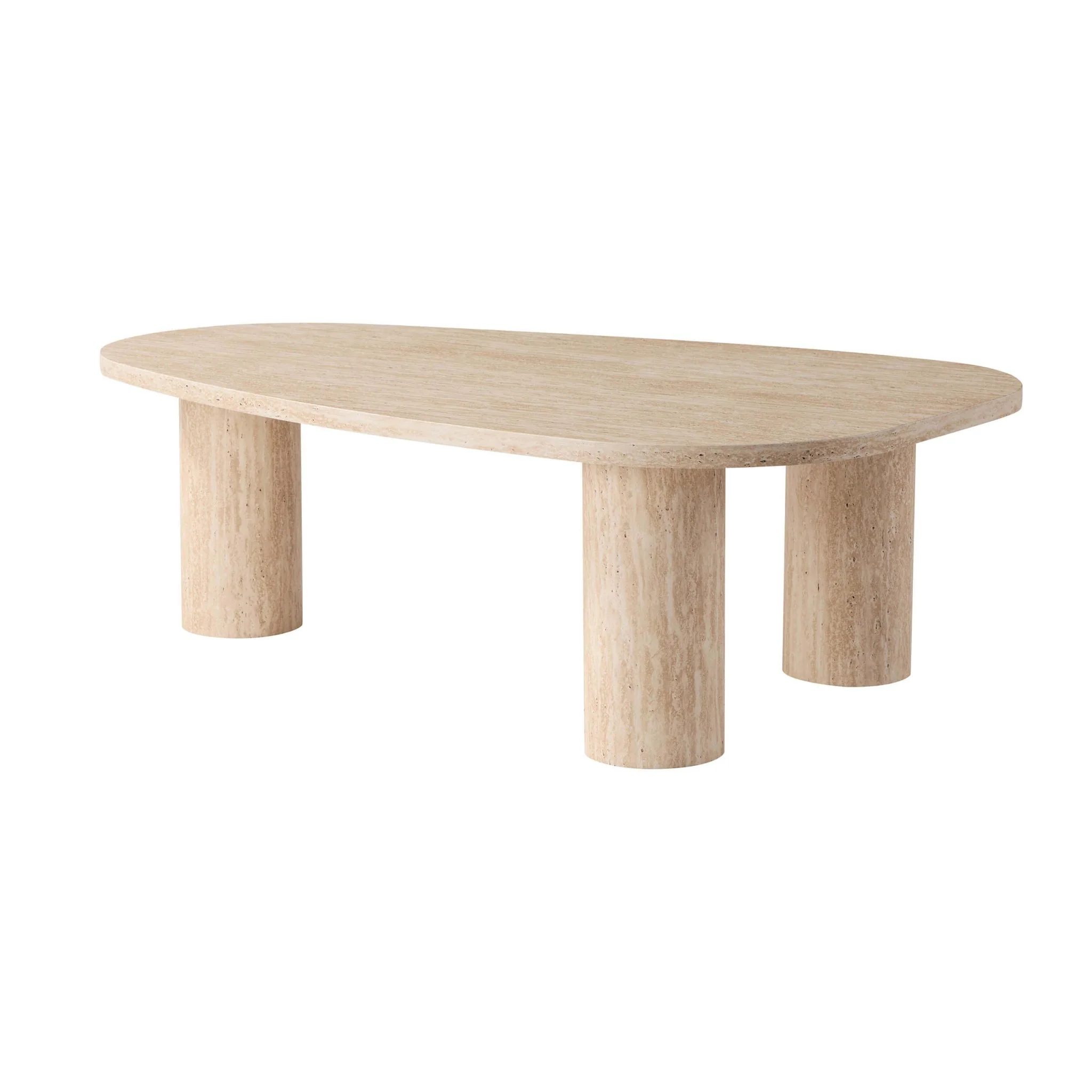 Azra Nesting Coffee Tables - Travertine Marble Effect - Image 5