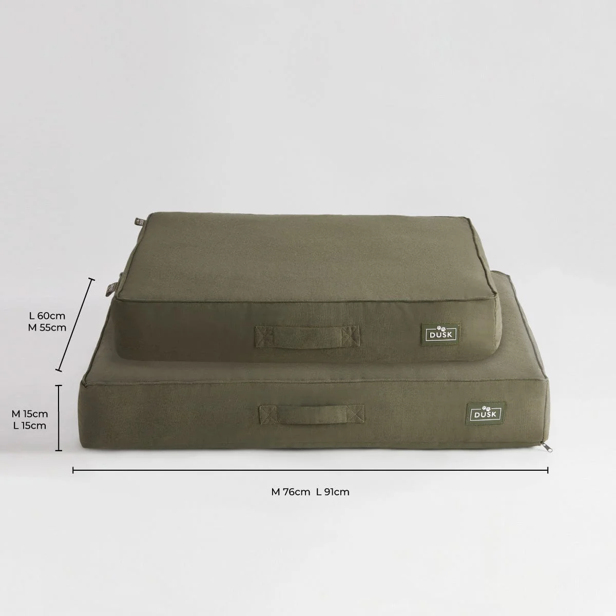 Bailey Pillow Dog Bed - Green - Image 3