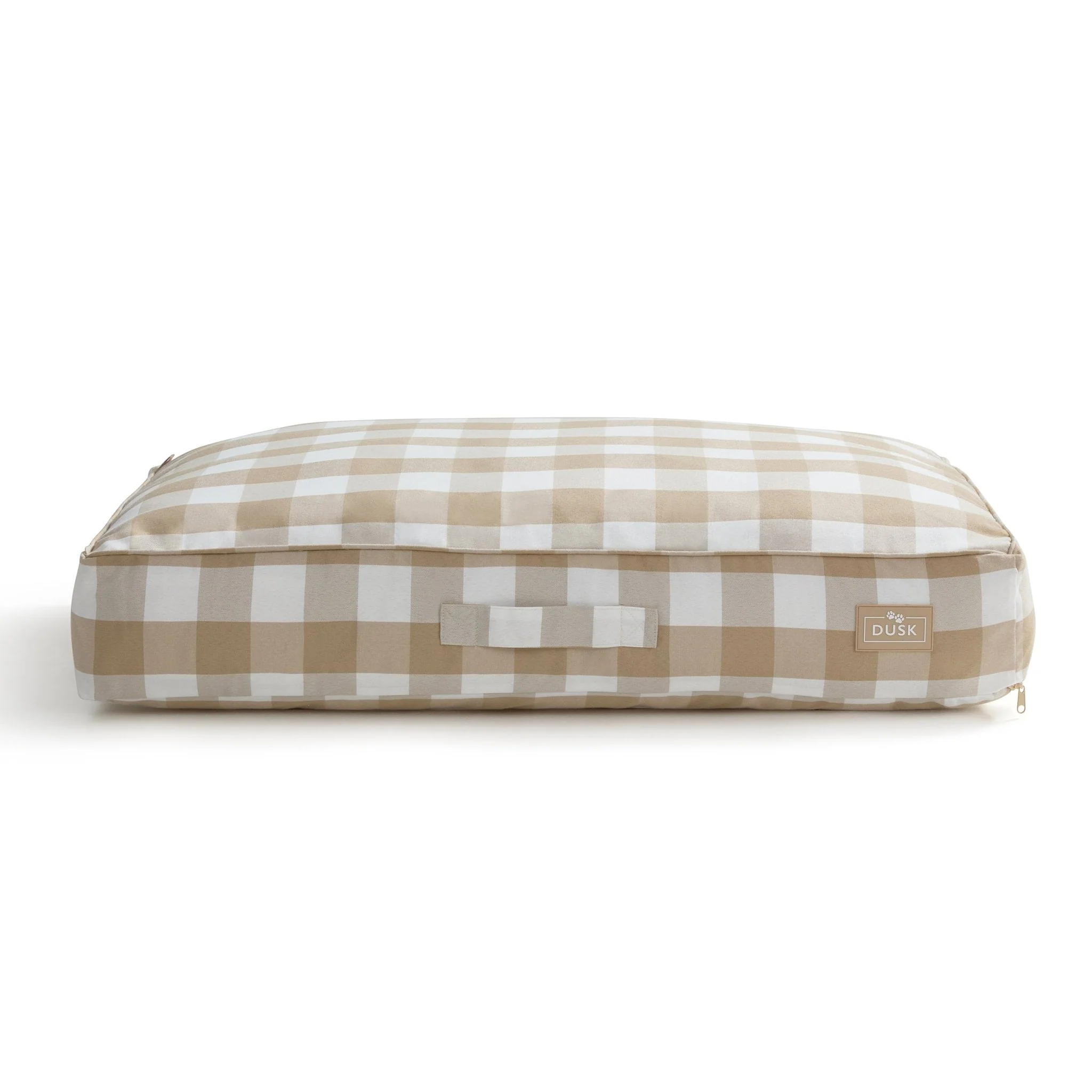Bailey Pillow Dog Bed - Natural Gingham - Image 10