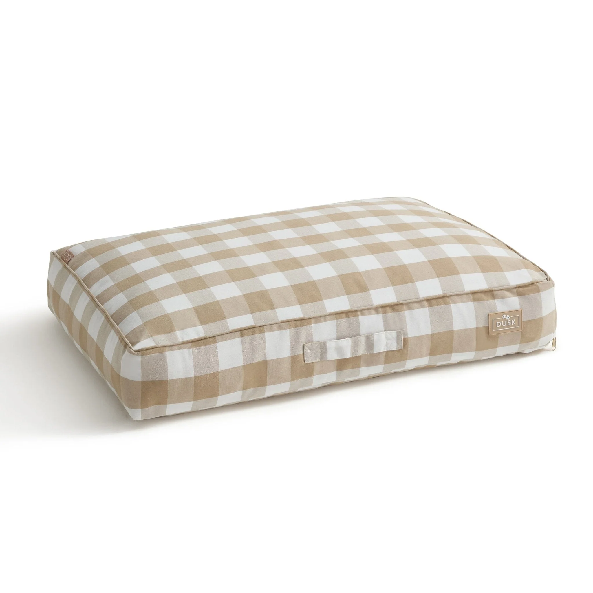 Bailey Pillow Dog Bed - Natural Gingham - Image 11