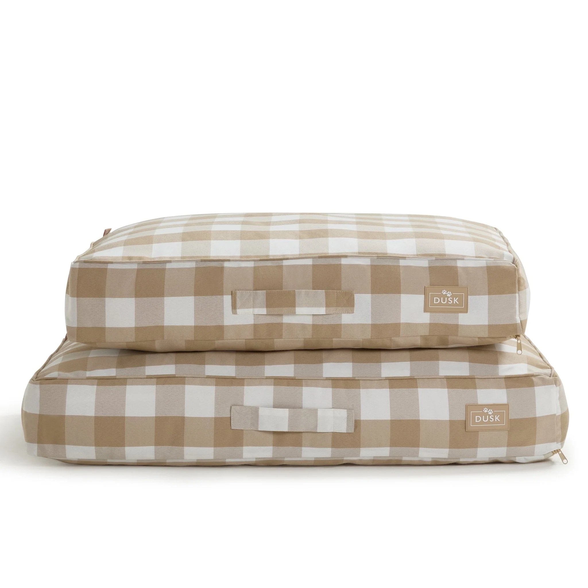 Bailey Pillow Dog Bed - Natural Gingham - Image 6