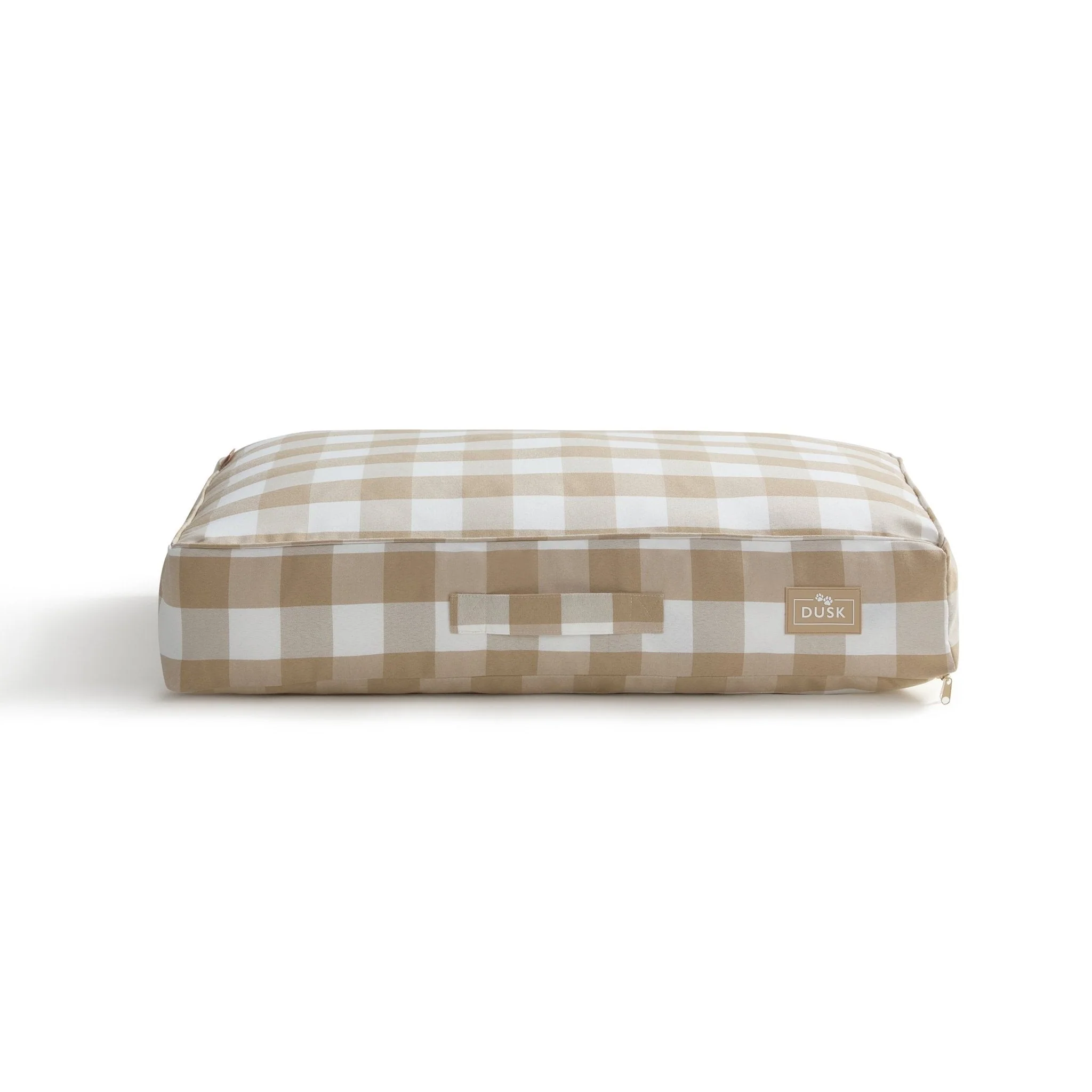 Bailey Pillow Dog Bed - Natural Gingham - Image 8