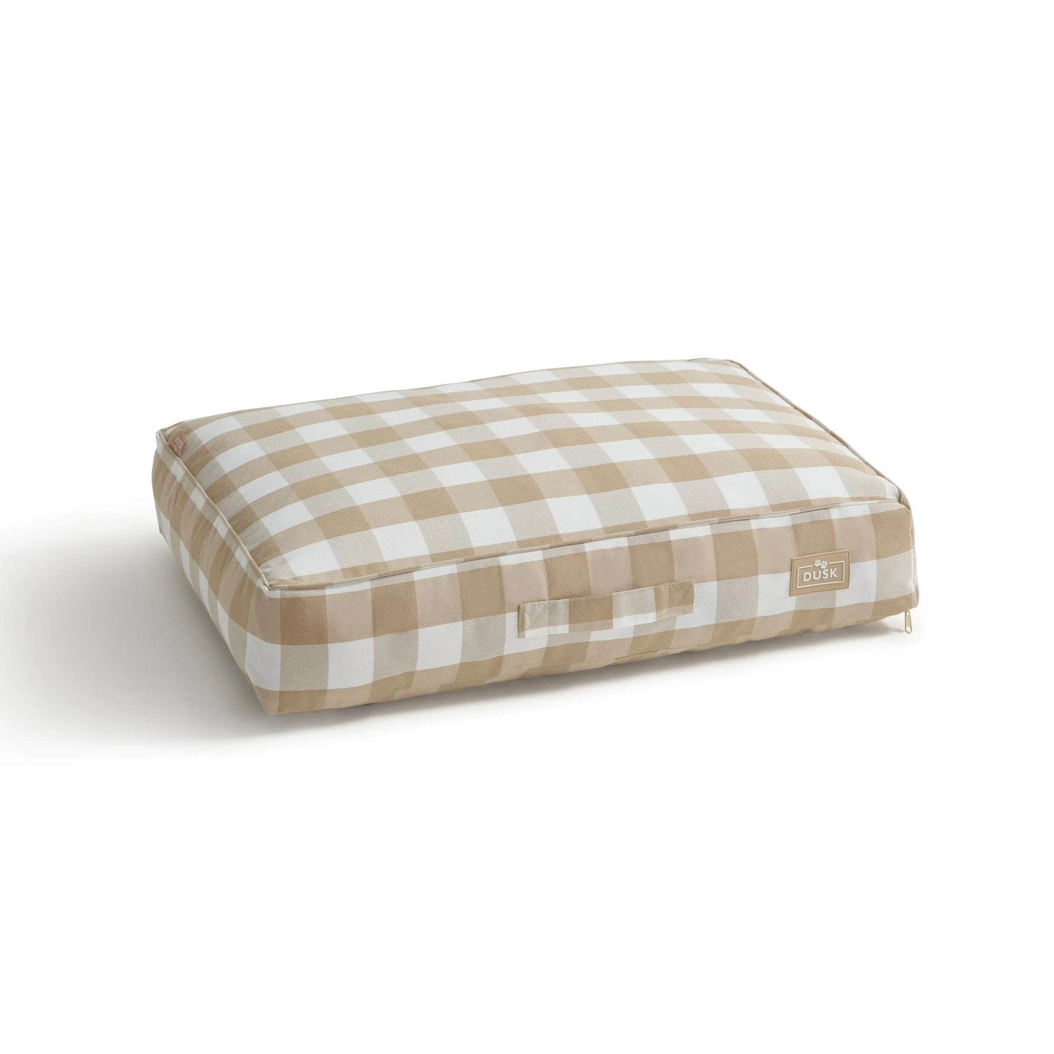 Bailey Pillow Dog Bed - Natural Gingham - Image 9