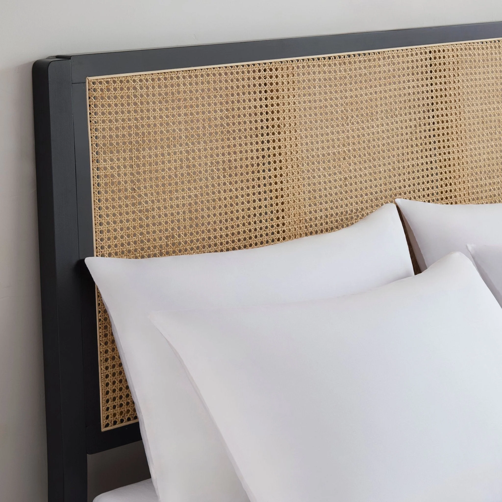 Bali Rattan Bed Frame - Black - Image 3