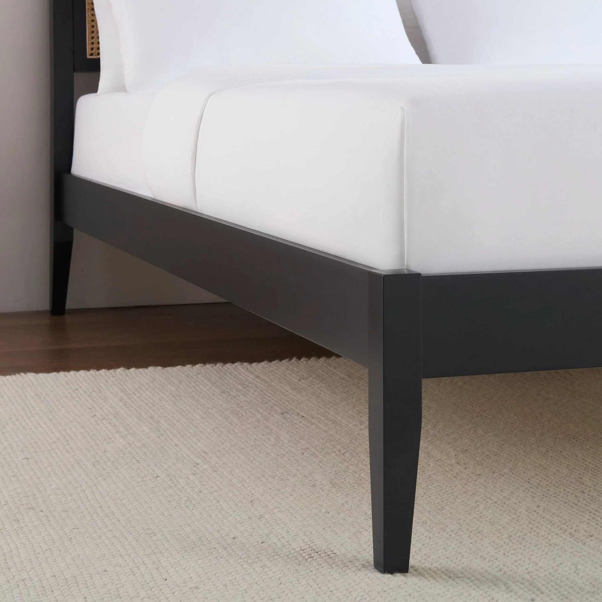 Bali Rattan Bed Frame - Black - Image 6