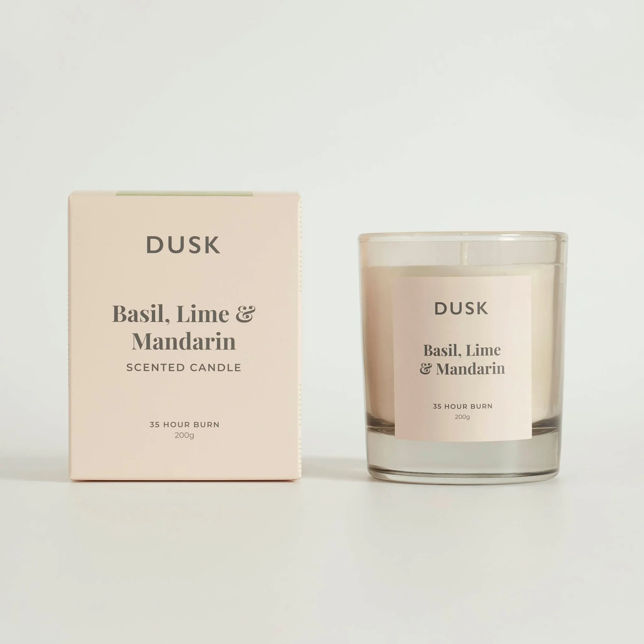 Basil, Lime and Mandarin Scented Candle - Image 3